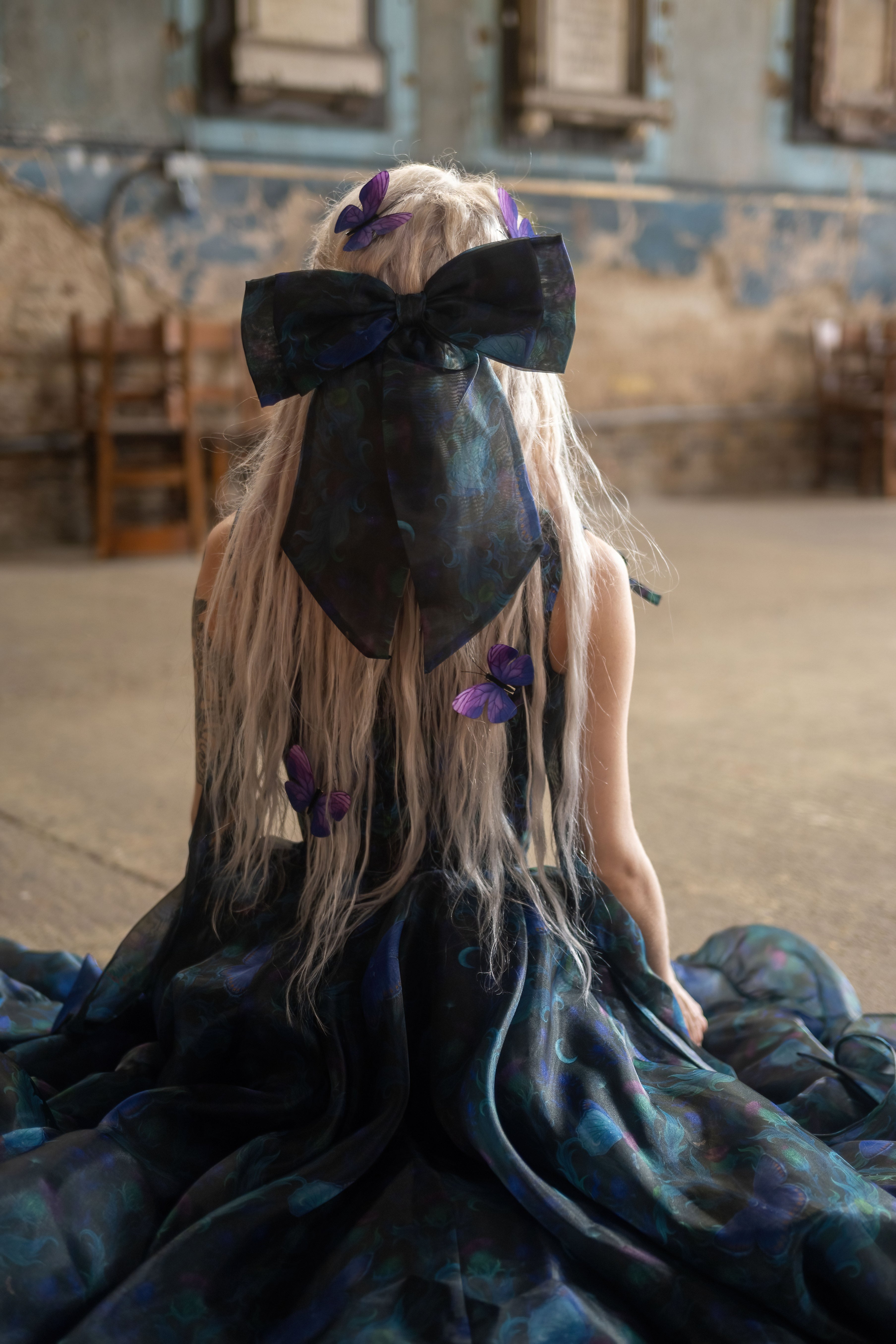 Luna Eclipse Winged Hairbow