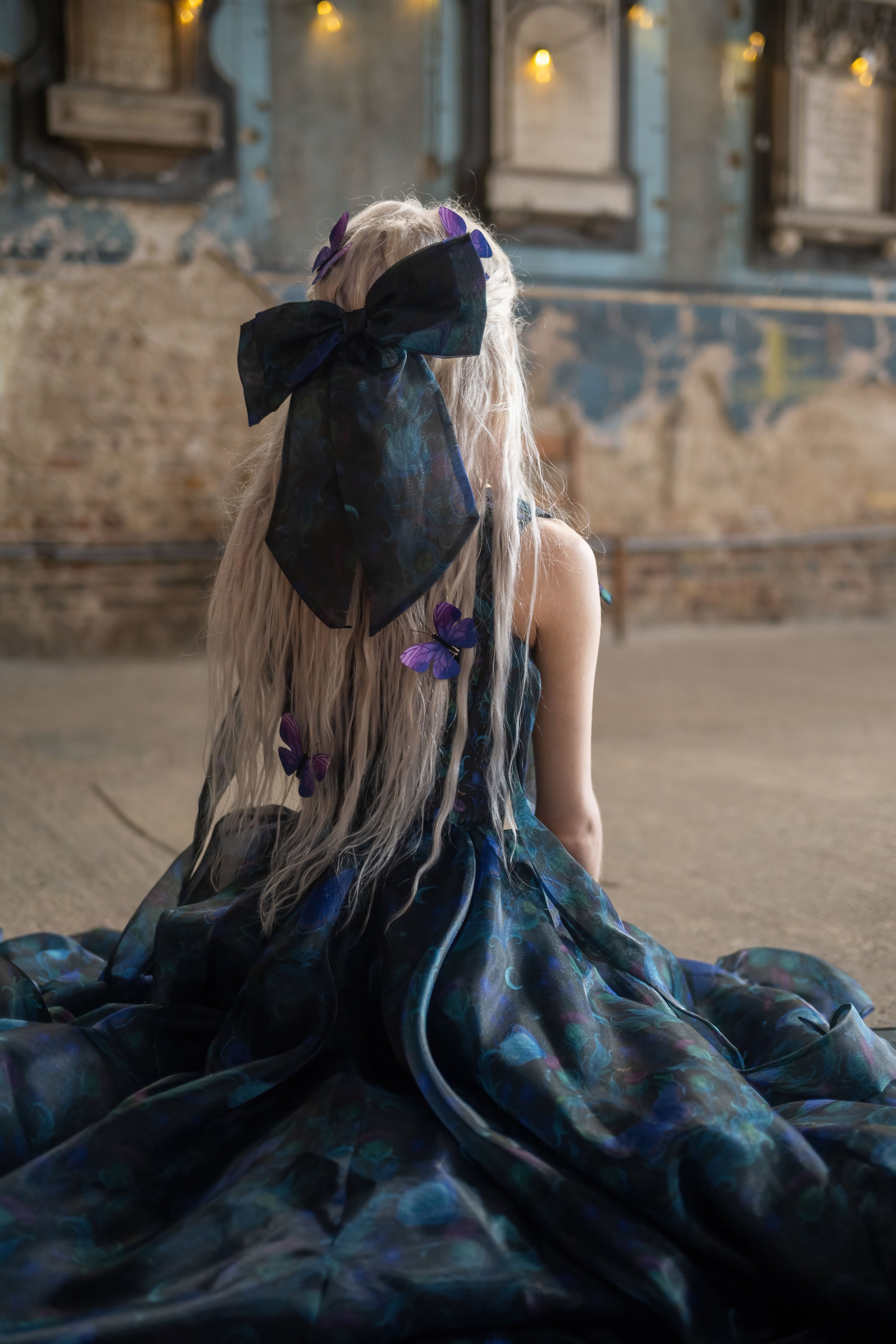 Luna Eclipse Winged Hairbow