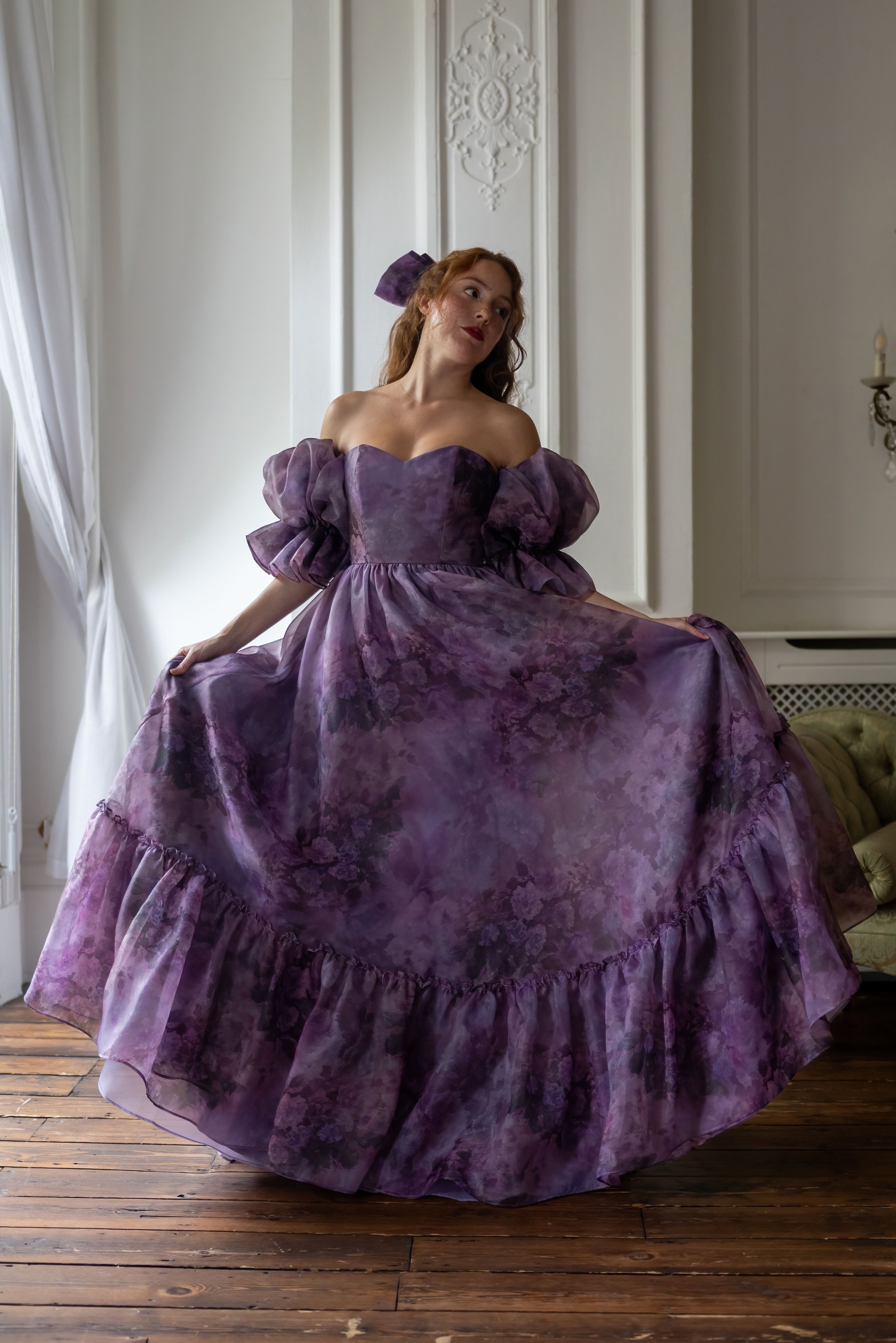 Midnight Rose Belle Gown