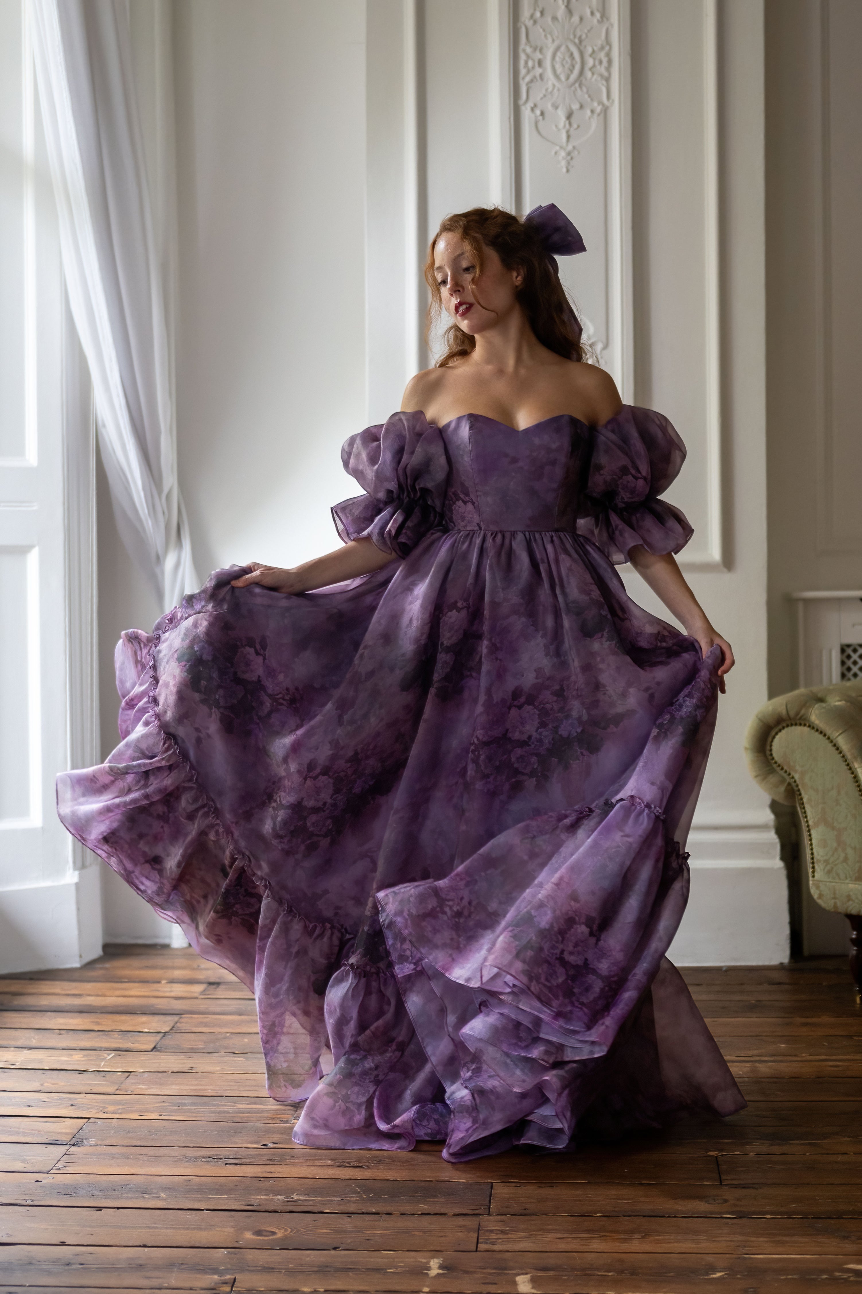 Midnight Rose Belle Gown