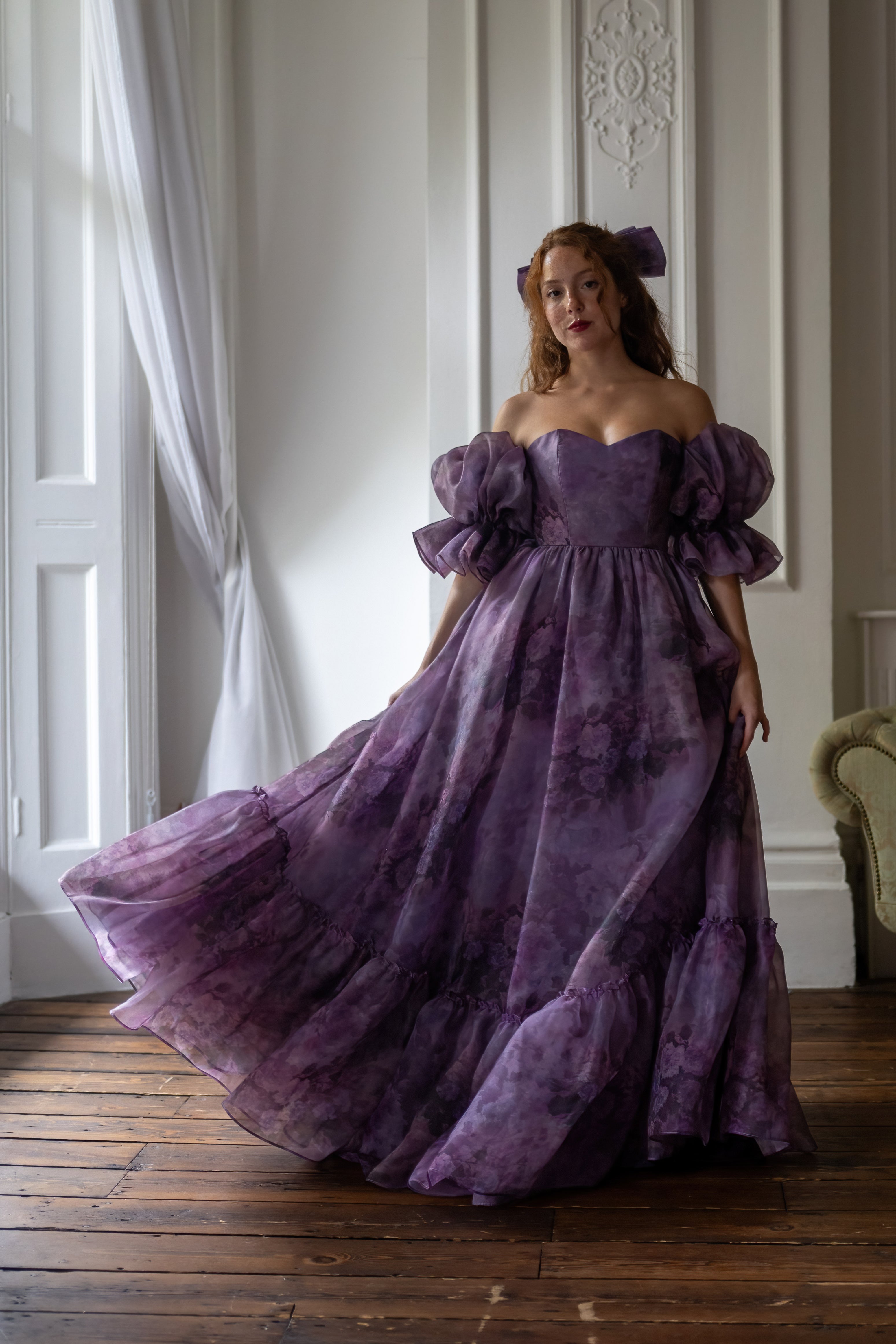Midnight Rose Belle Gown