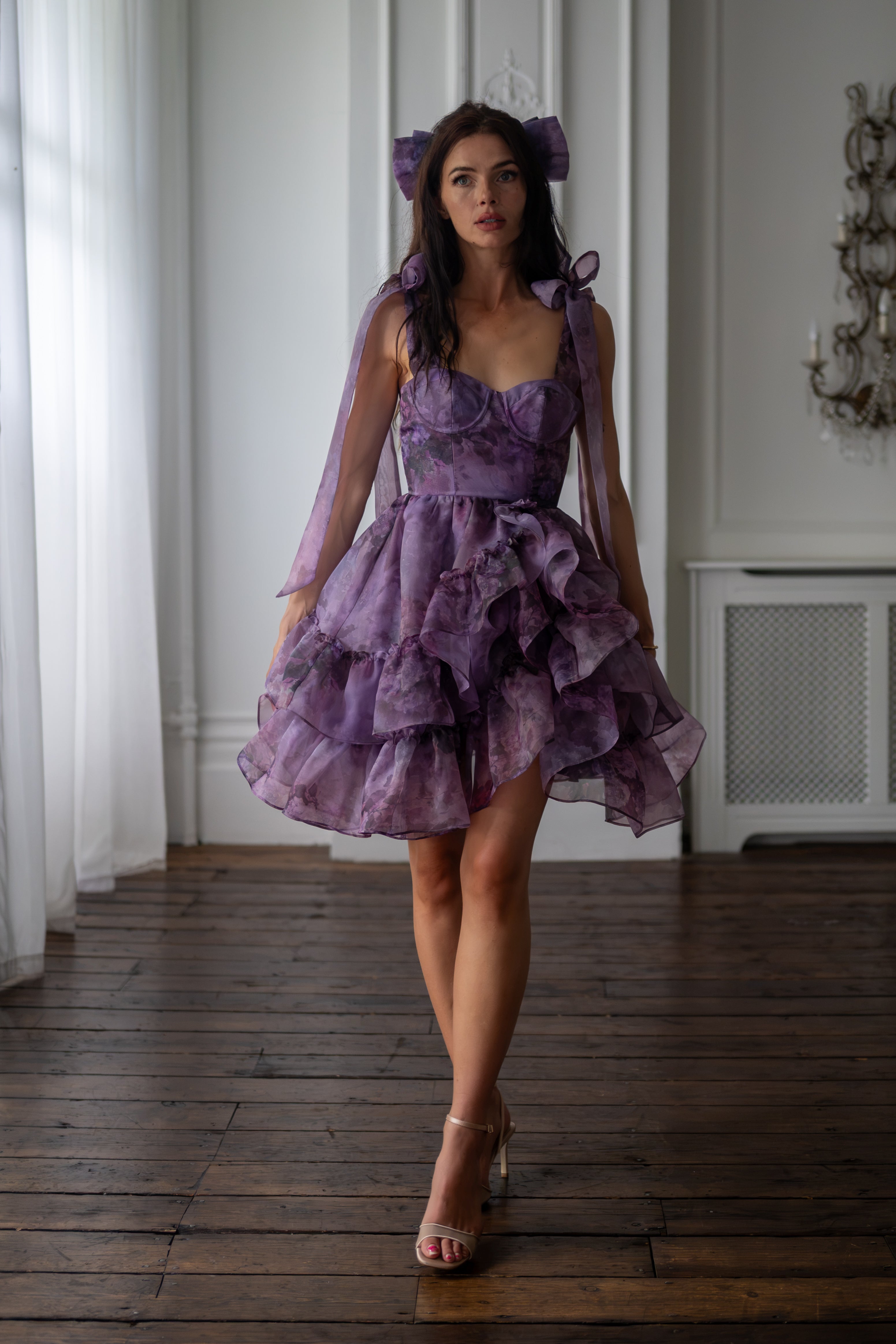 Midnight Rose Rochette Dress