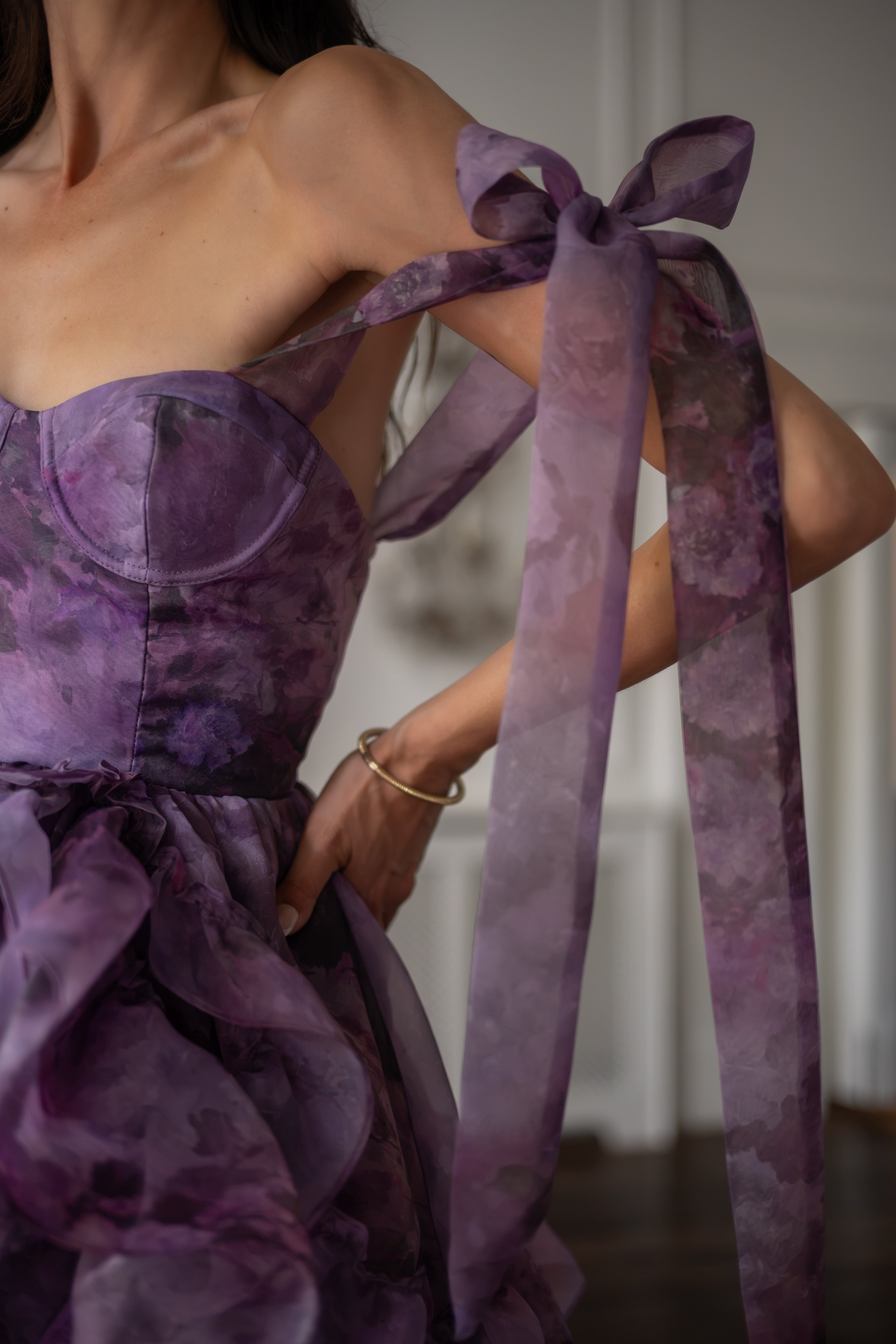 Midnight Rose Rochette Dress