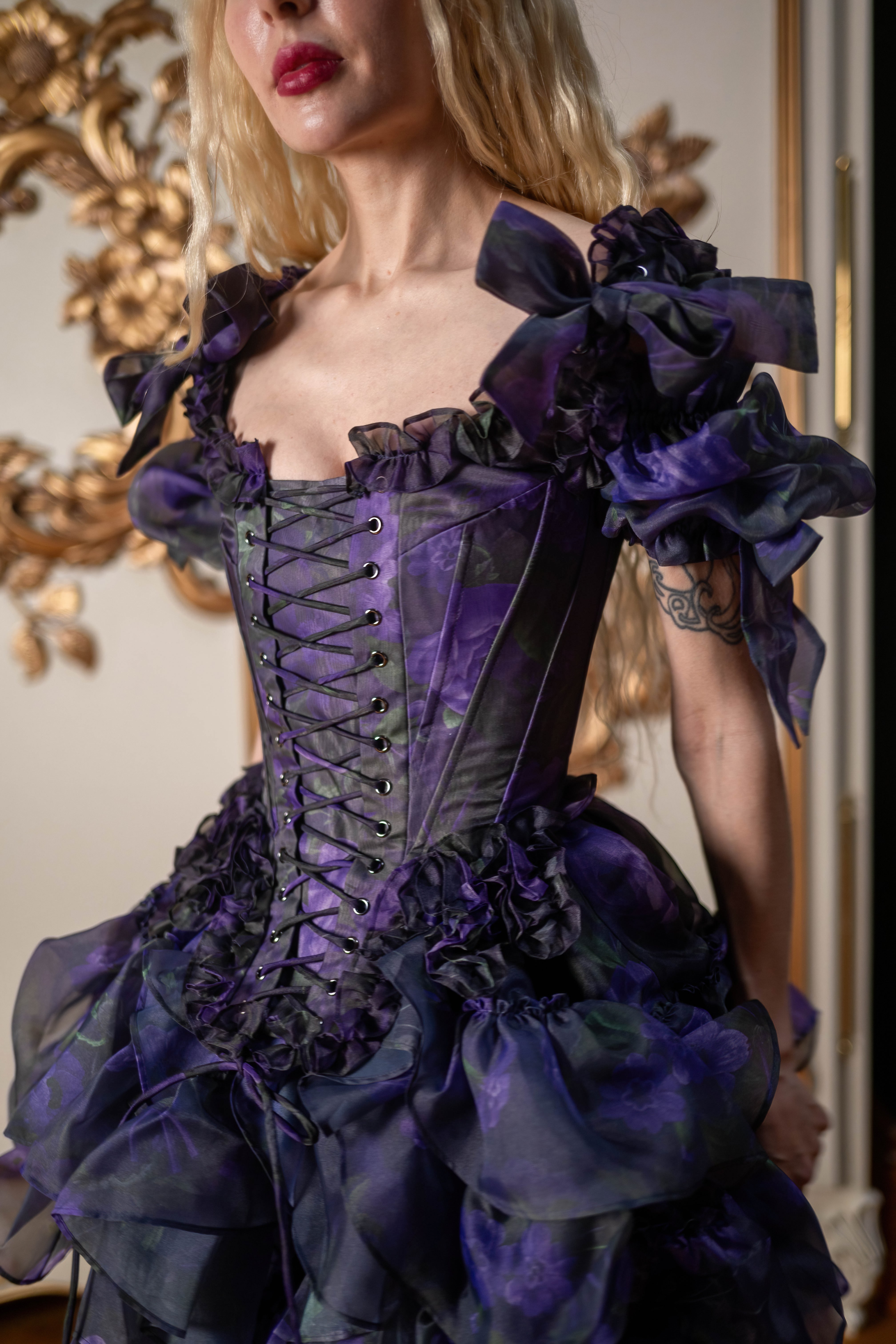 Moonlight Sonata Pompadour Corset