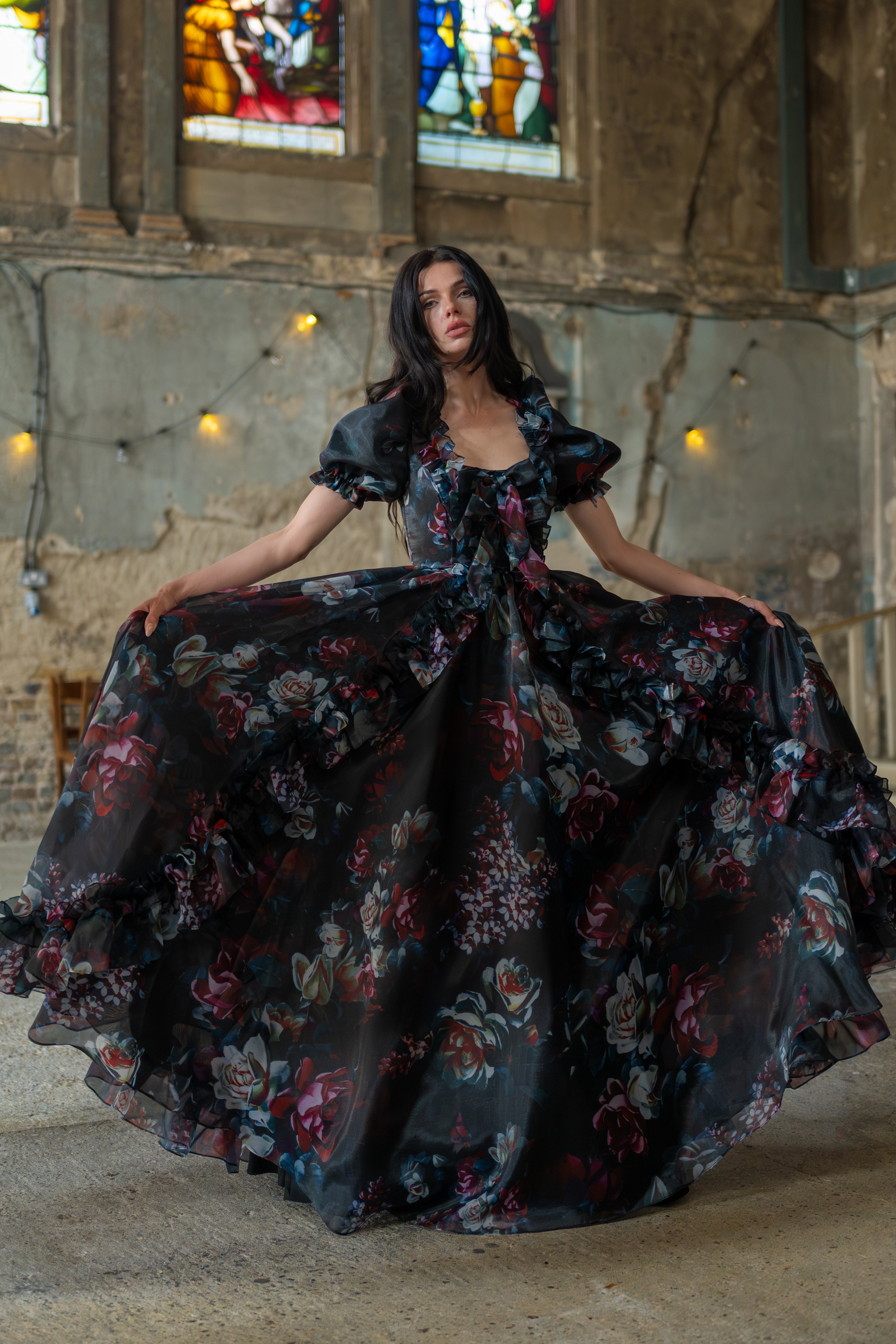 Nocturnal Beauty Duchess Gown