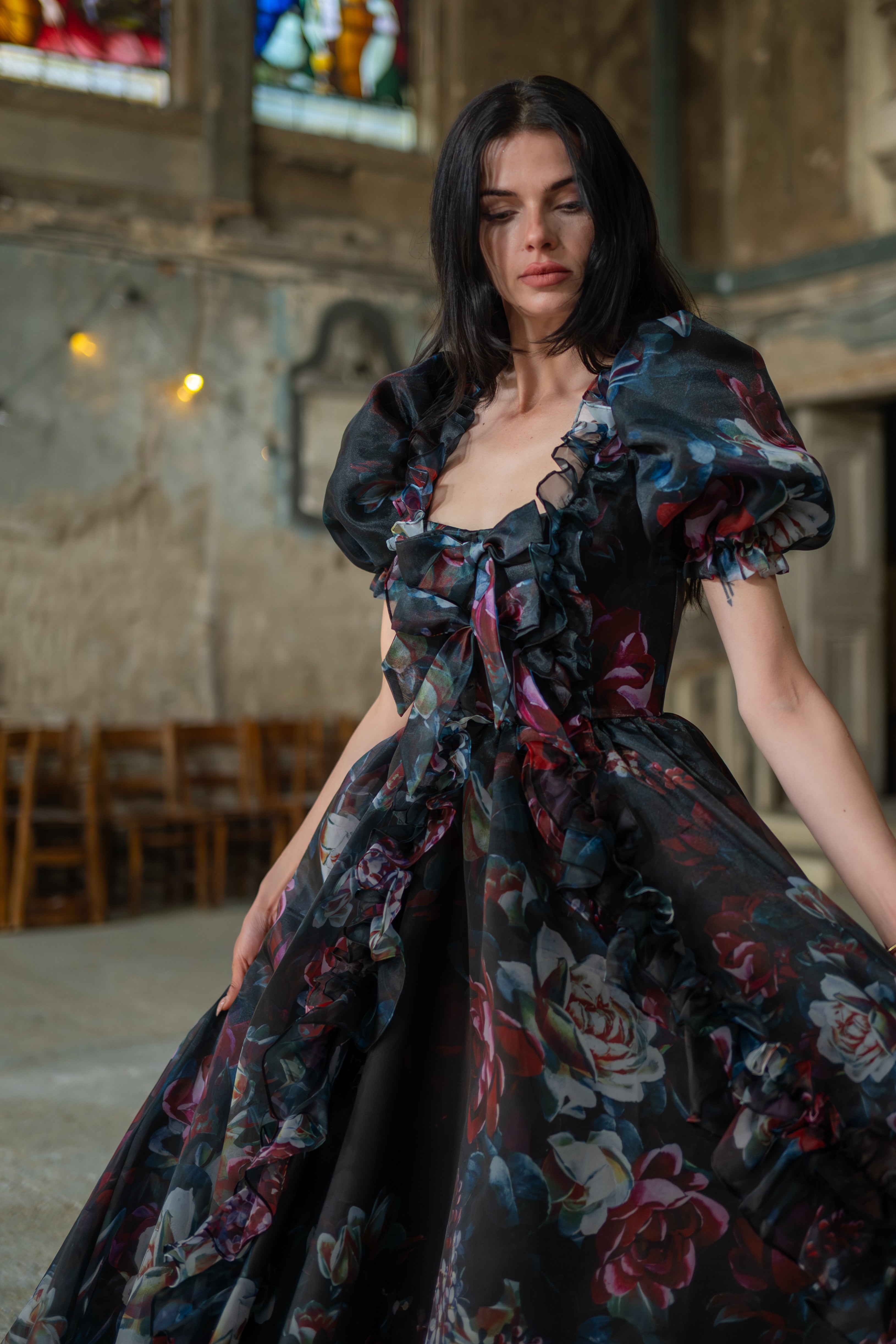 Nocturnal Beauty Duchess Gown