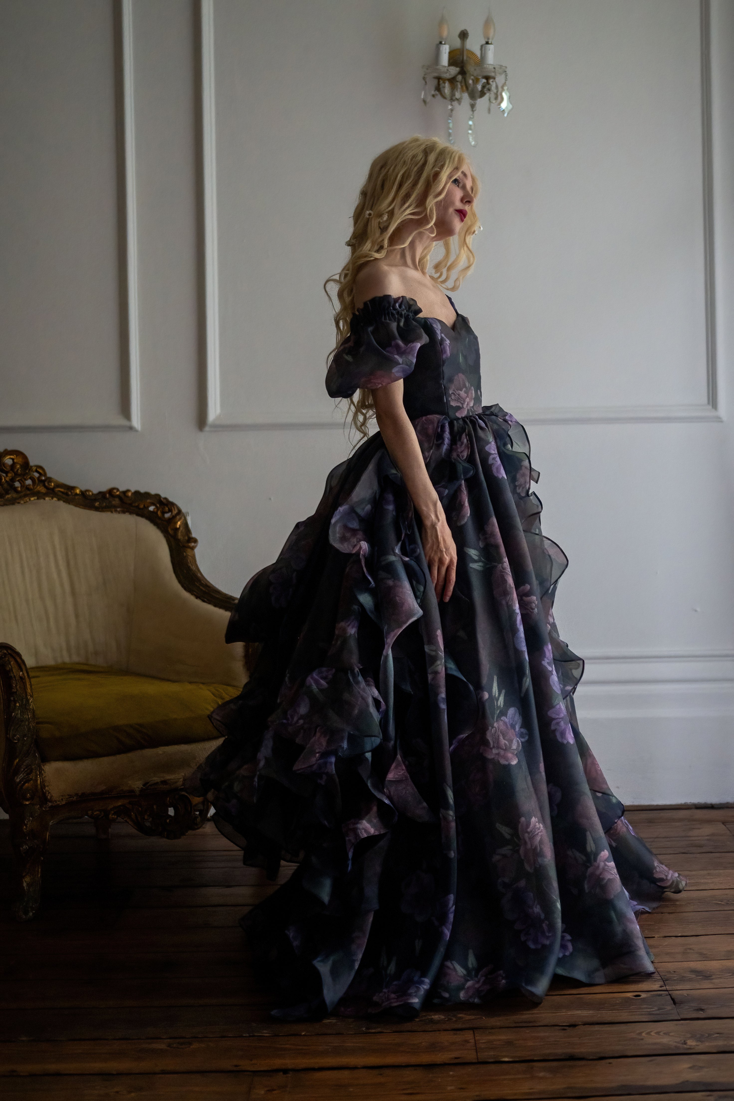 Odile's Triumph Chateau Train Gown
