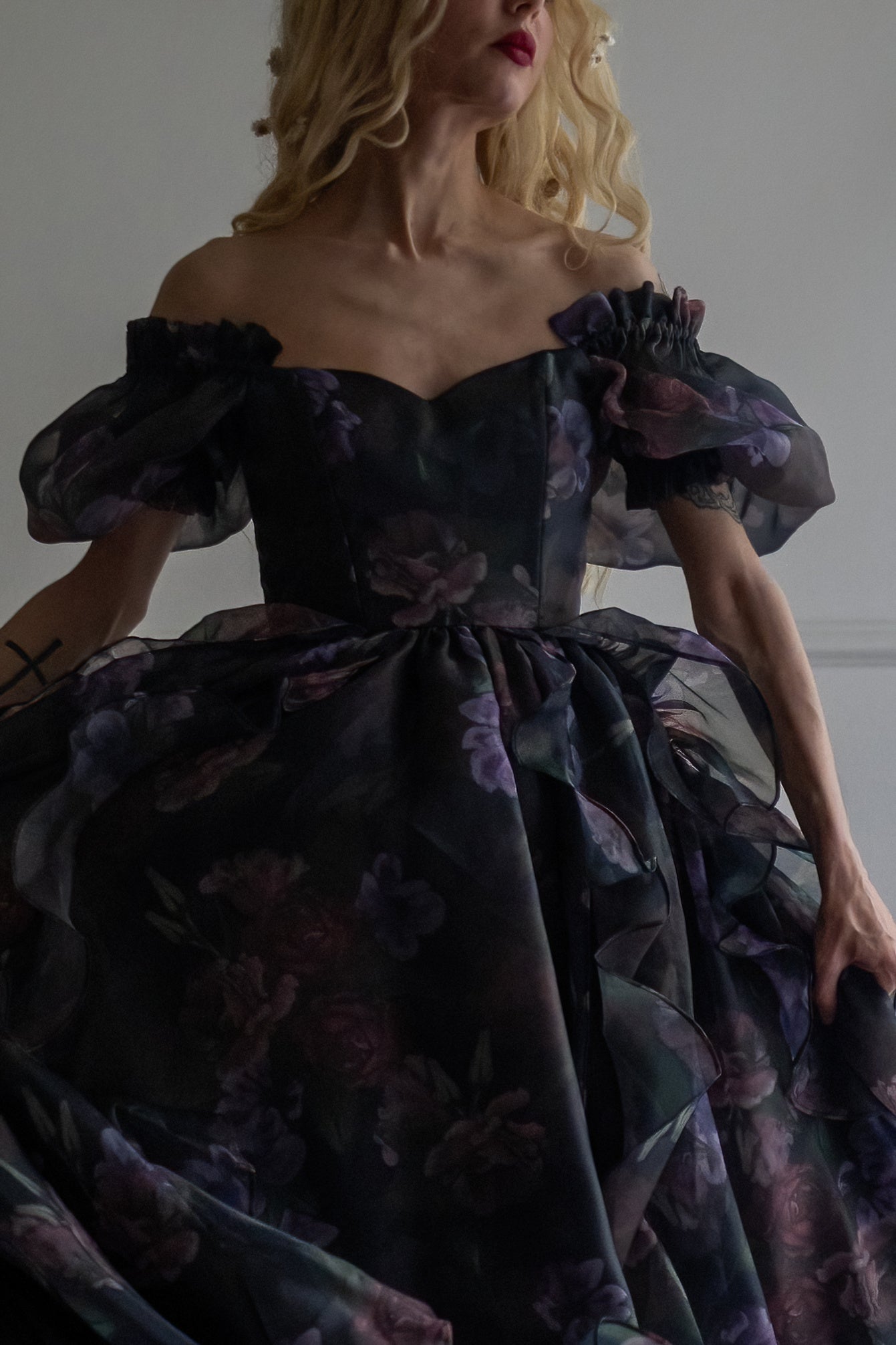 Odile's Triumph Chateau Train Gown