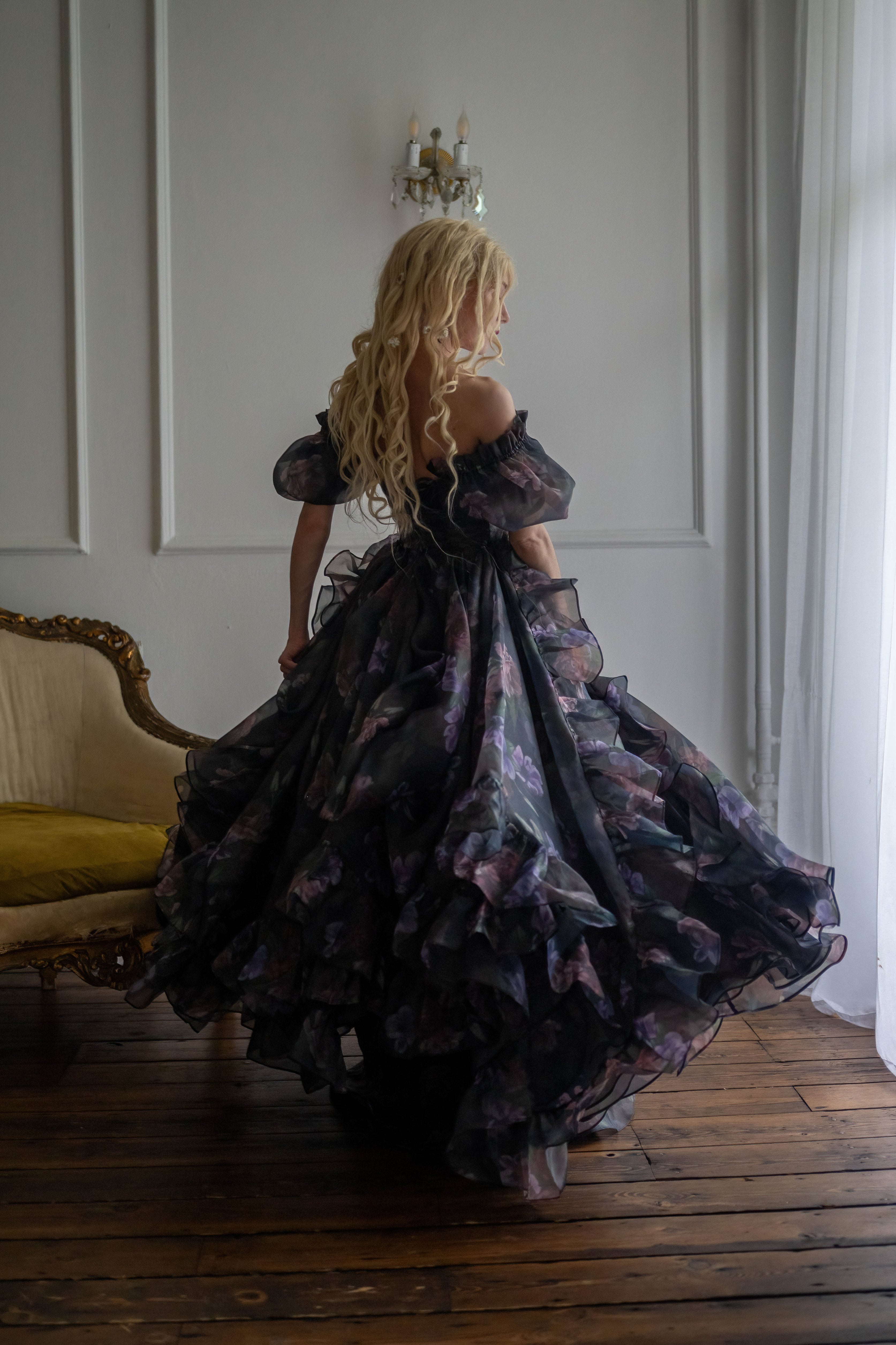 Odile's Triumph Chateau Train Gown