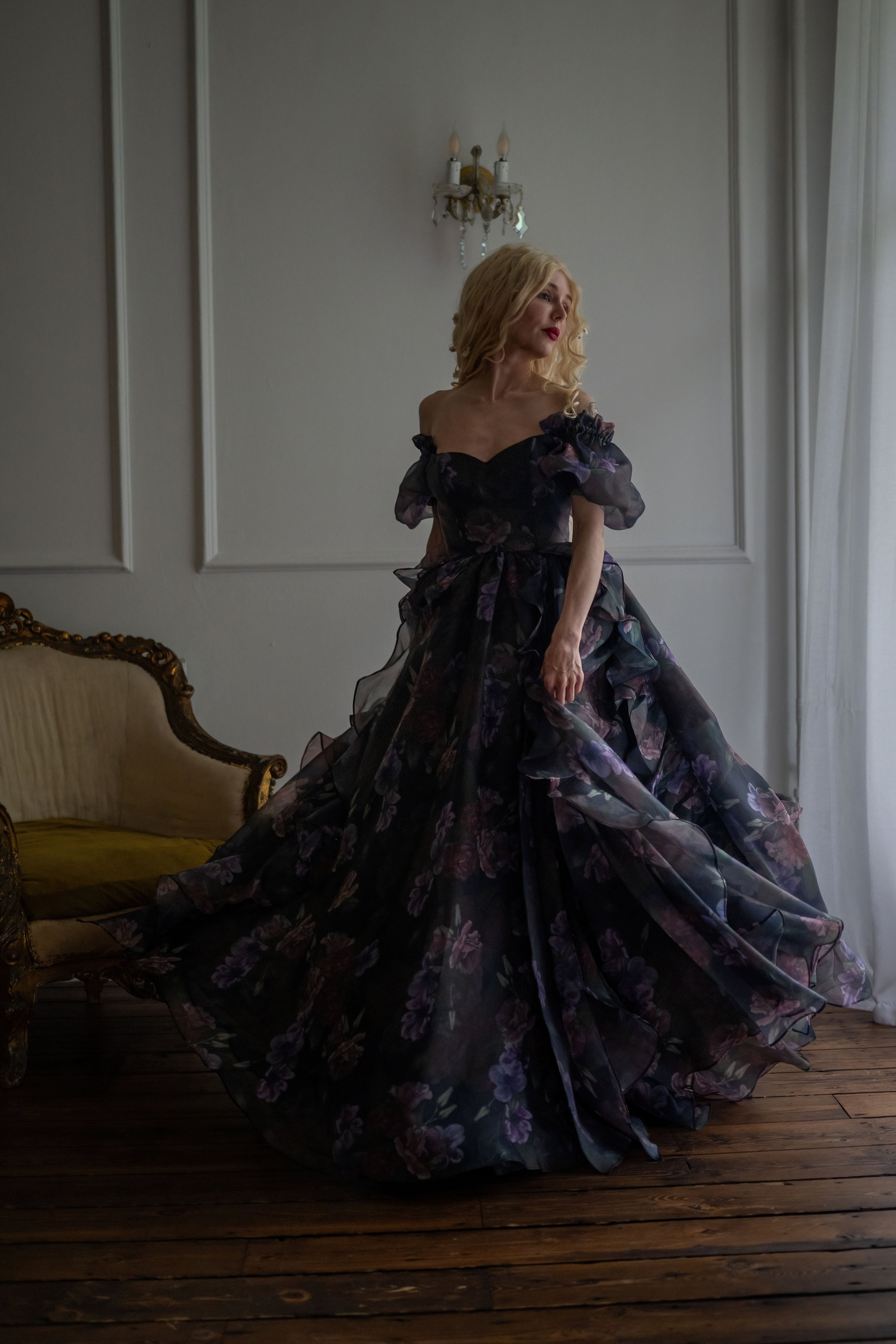 Odile's Triumph Chateau Train Gown