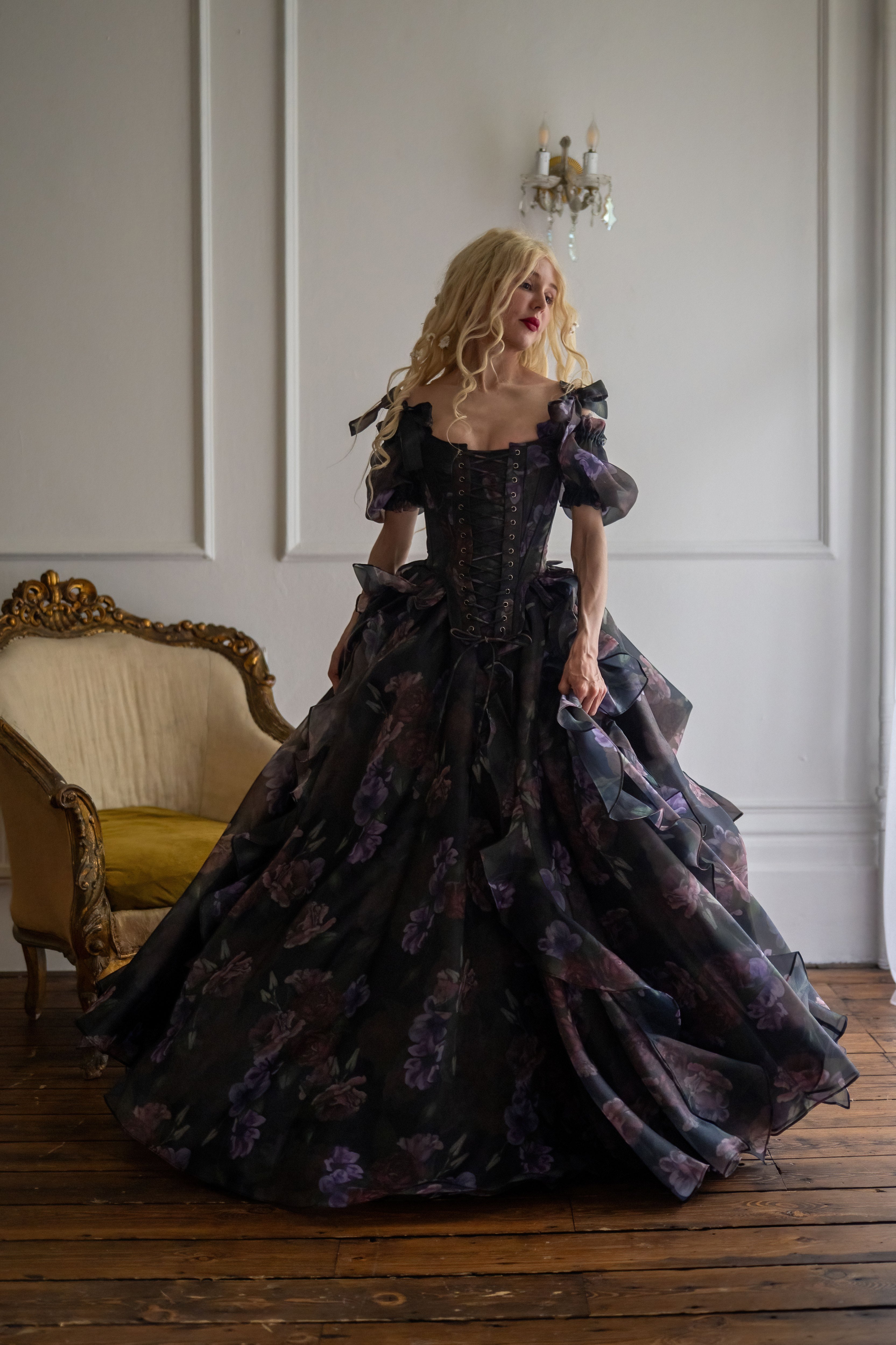 Odile's Triumph Chateau Train Gown