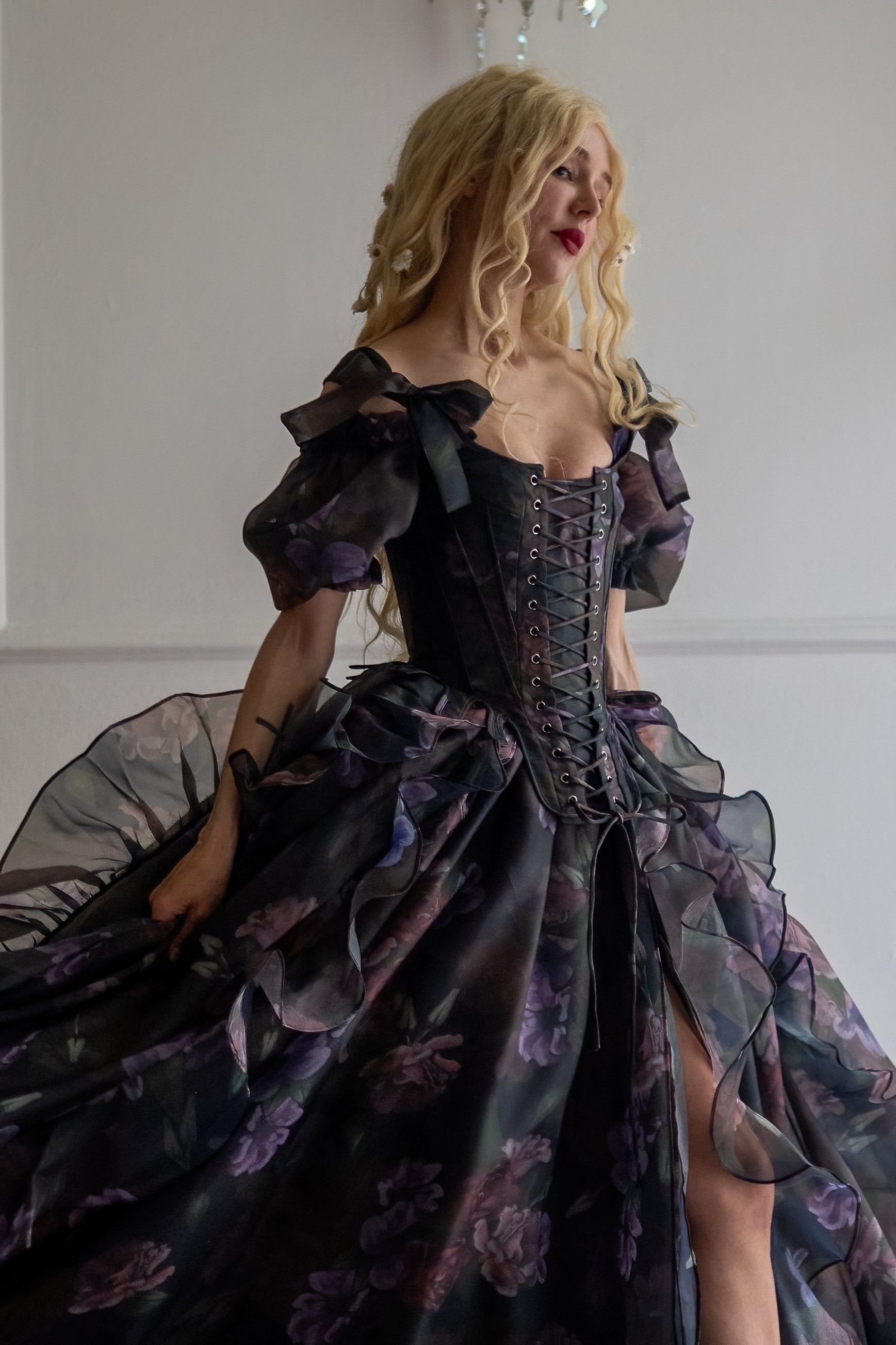 Odile's Triumph Chateau Train Gown