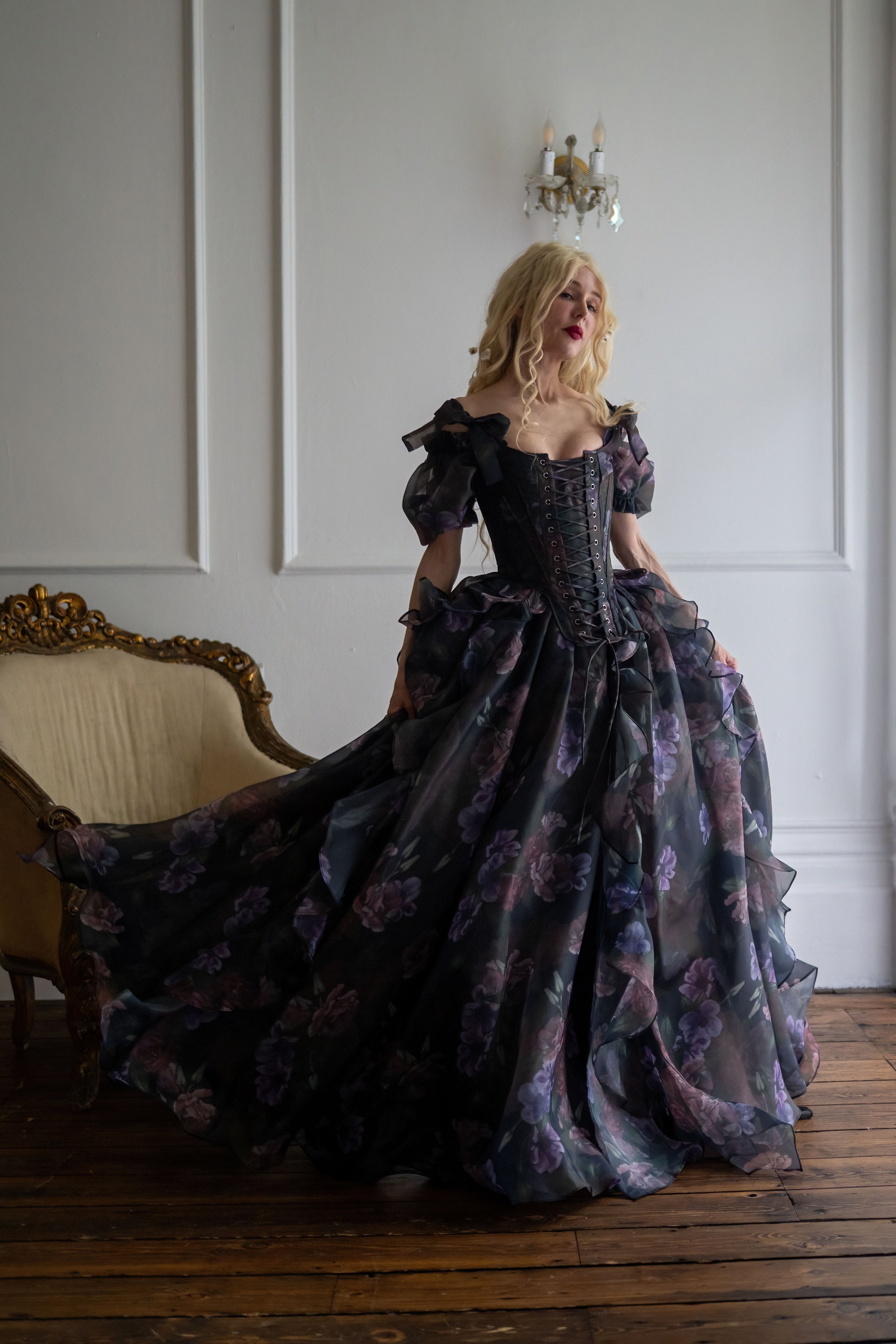 Odile's Triumph Chateau Train Gown