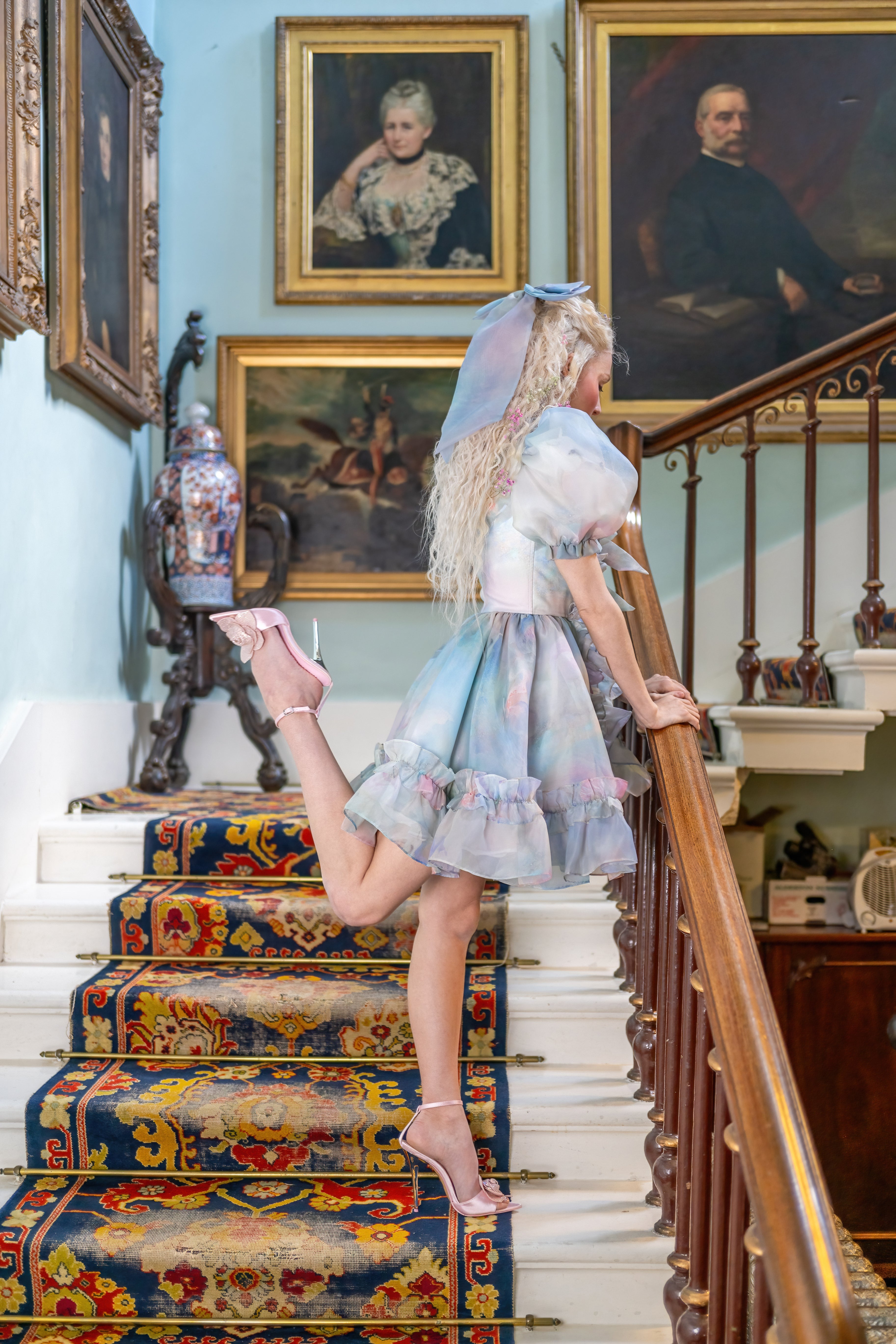 Pegasus Rising Mini Duchess Dress