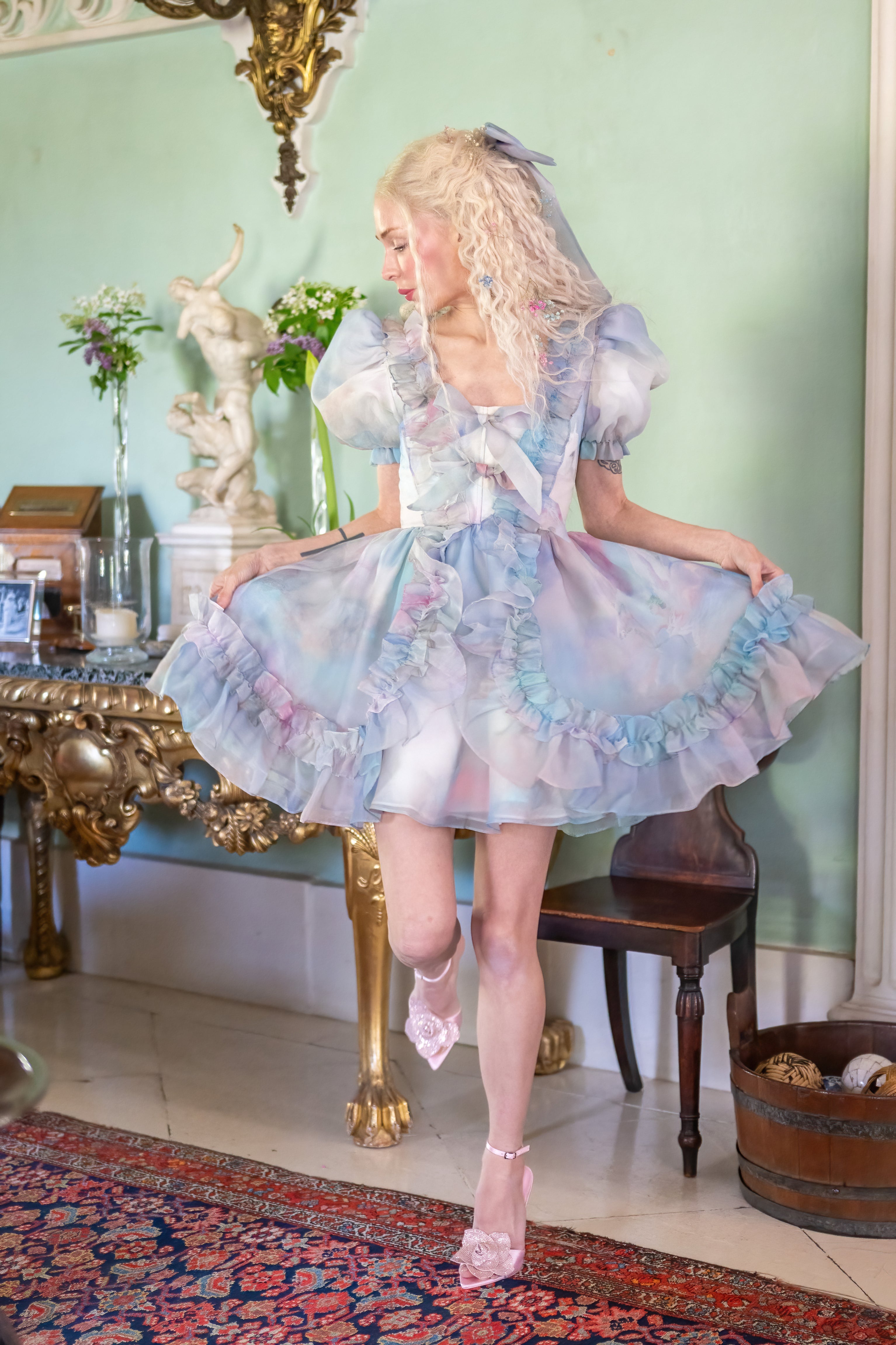 Pegasus Rising Mini Duchess Dress