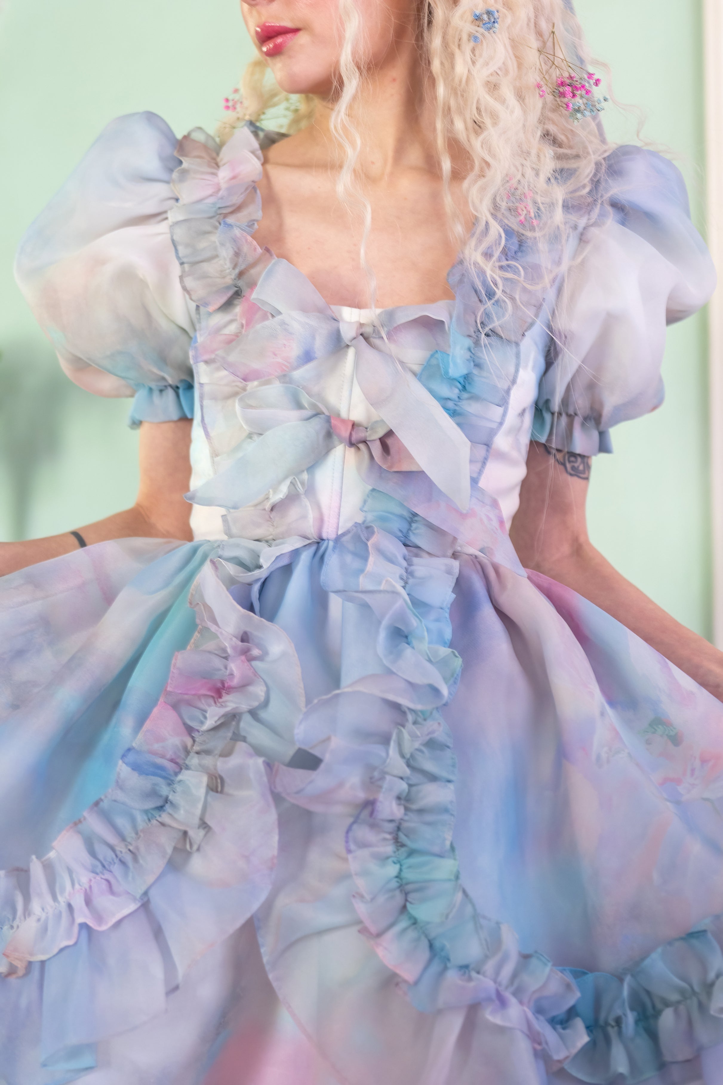 Pegasus Rising Mini Duchess Dress