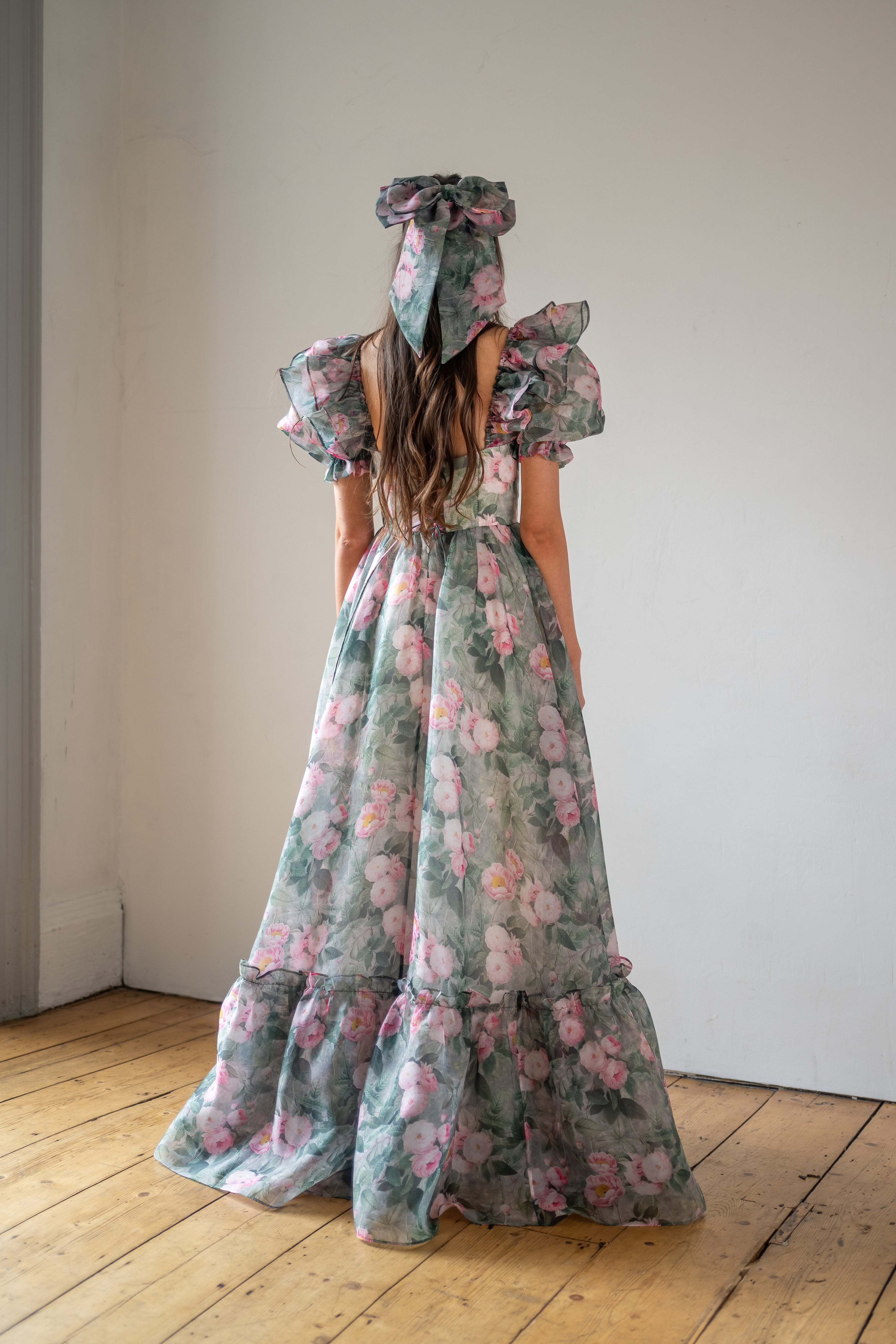 Peony Bouquet Sorority Gown