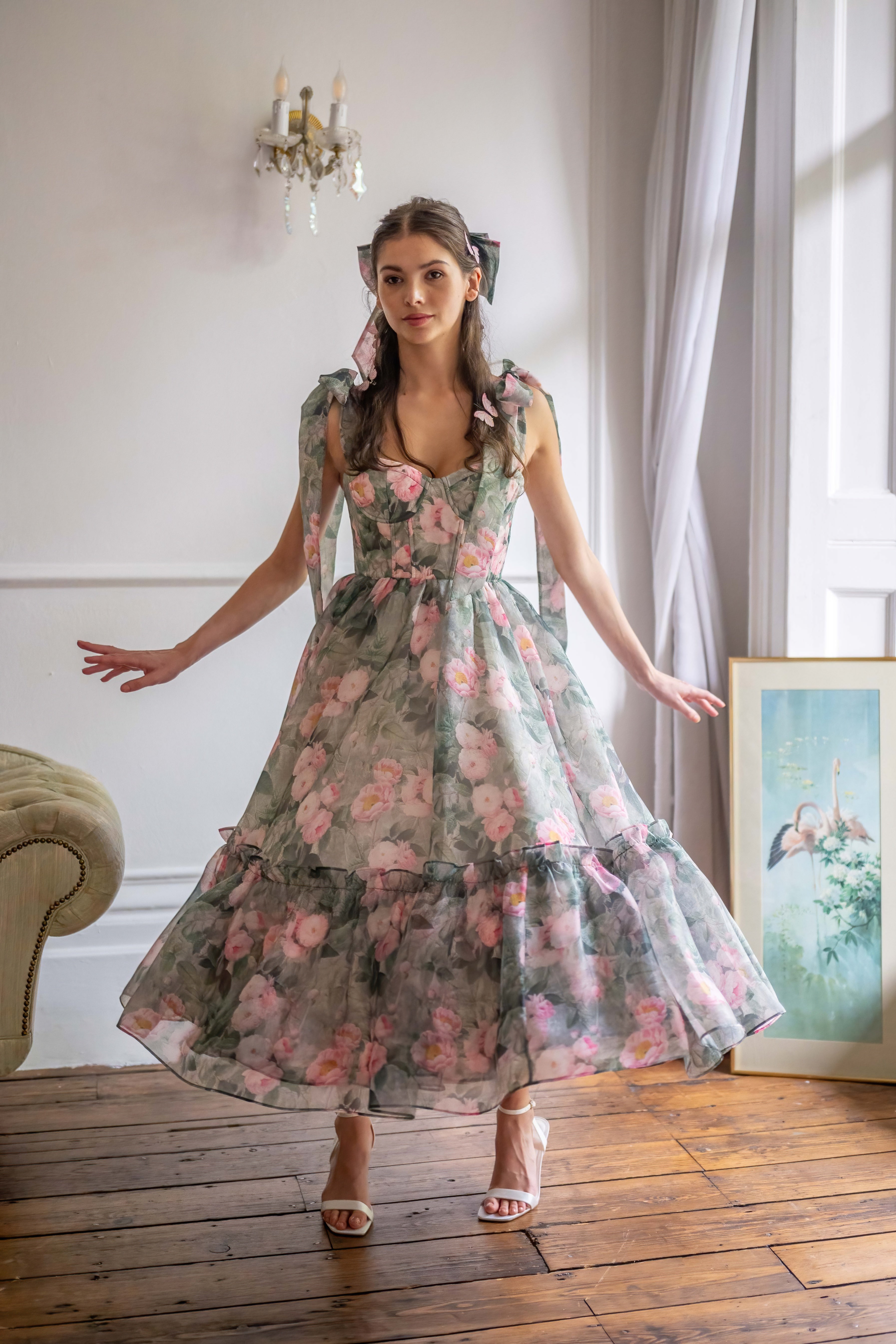 Peony Bouquet Symphony Dress