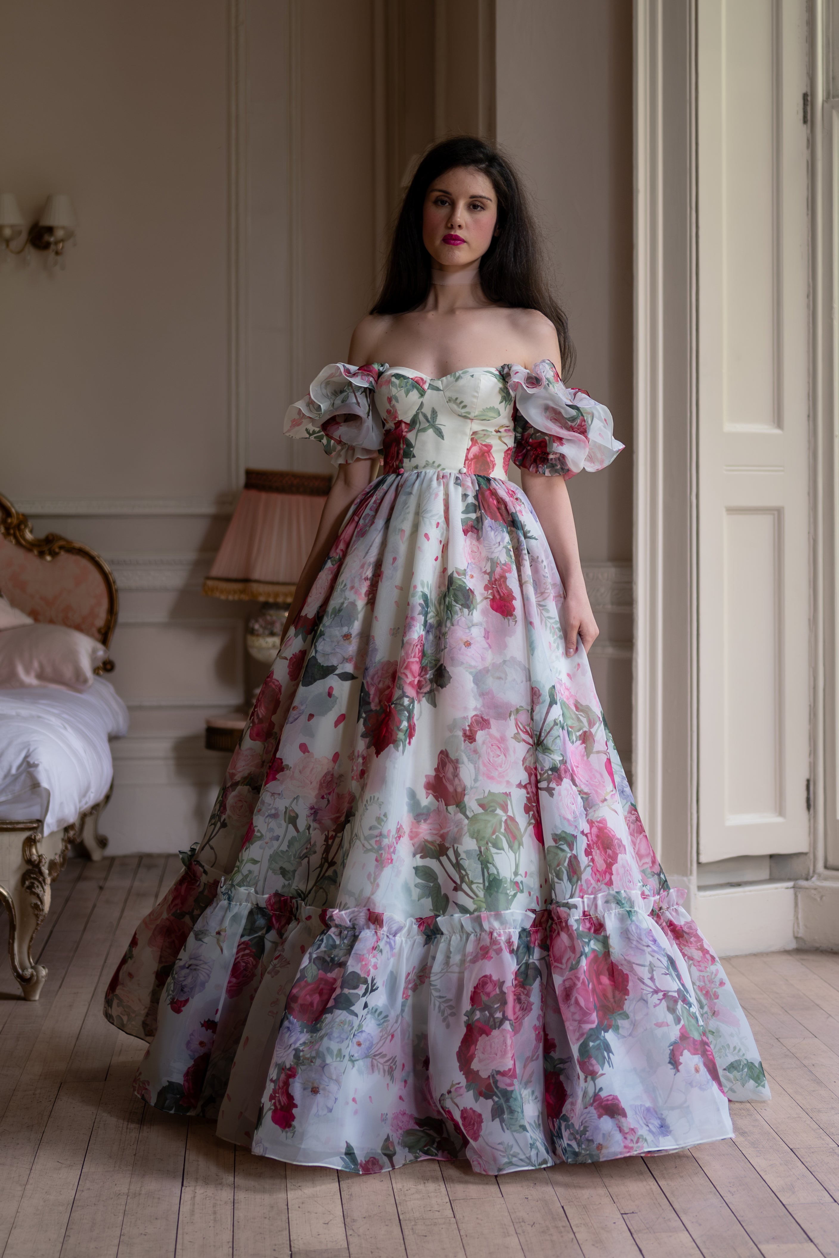 Petal Surrender Sorority Gown