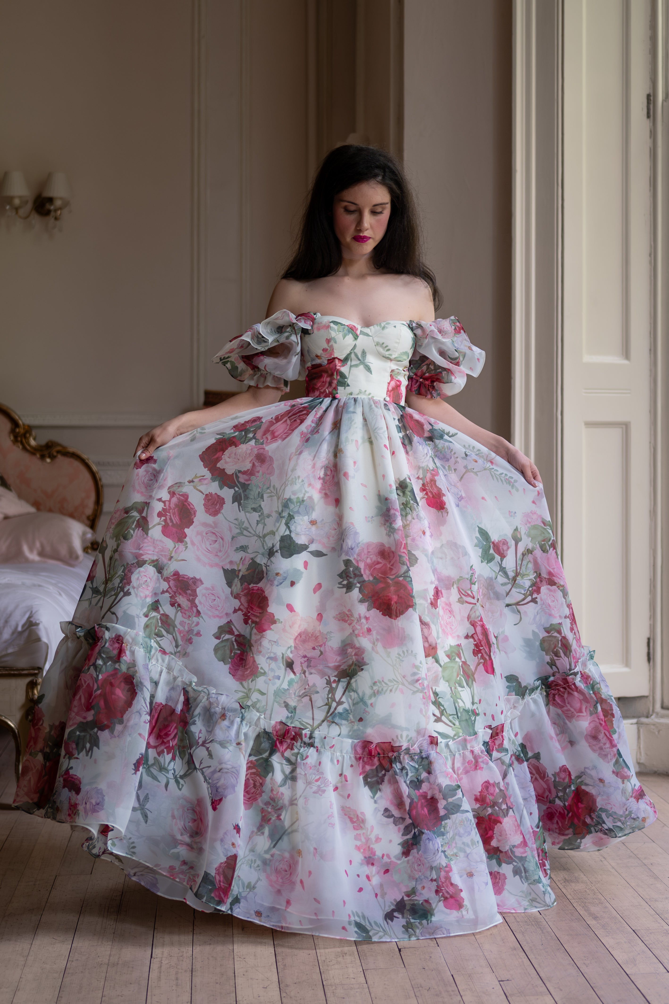 Petal Surrender Sorority Gown