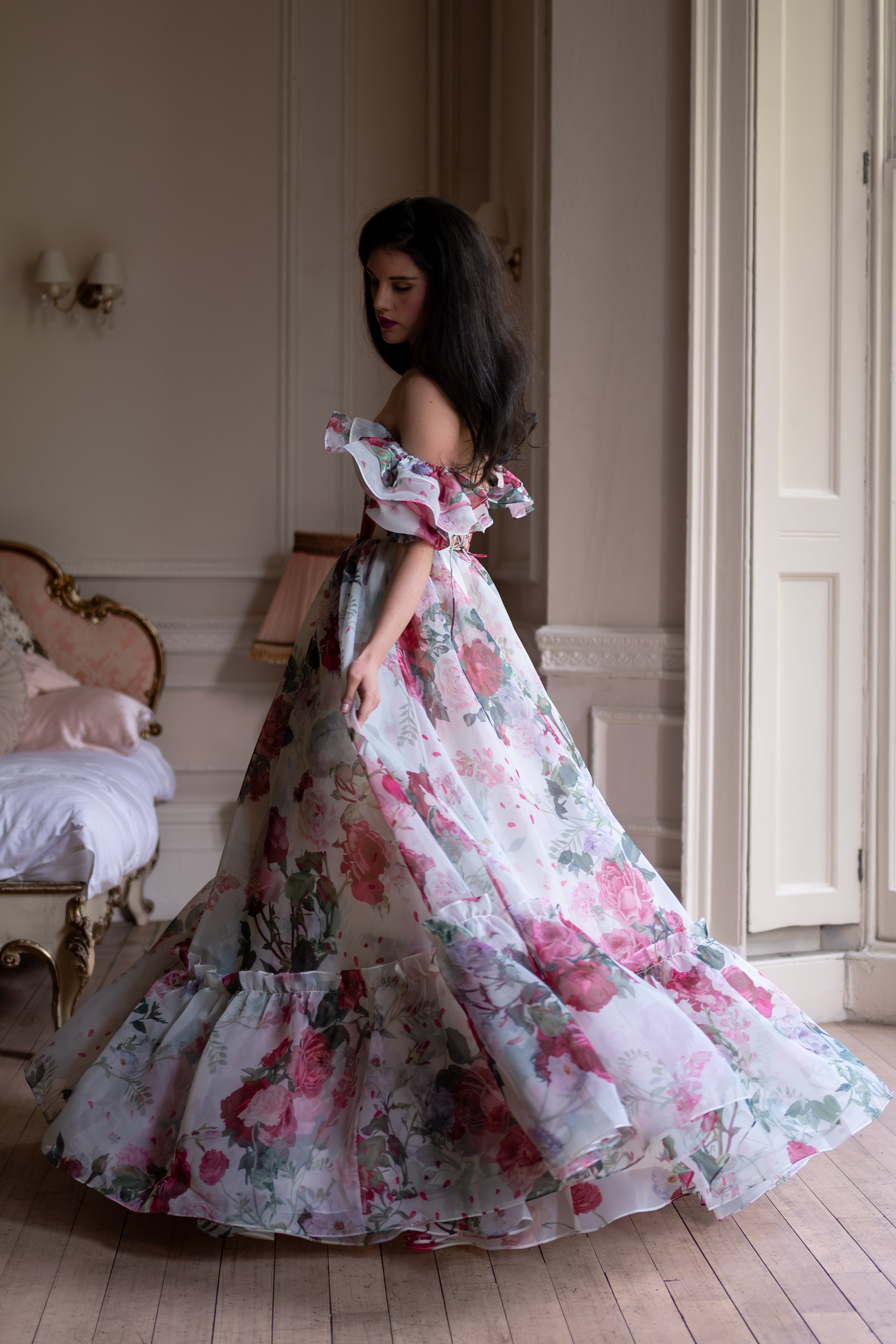Petal Surrender Sorority Gown