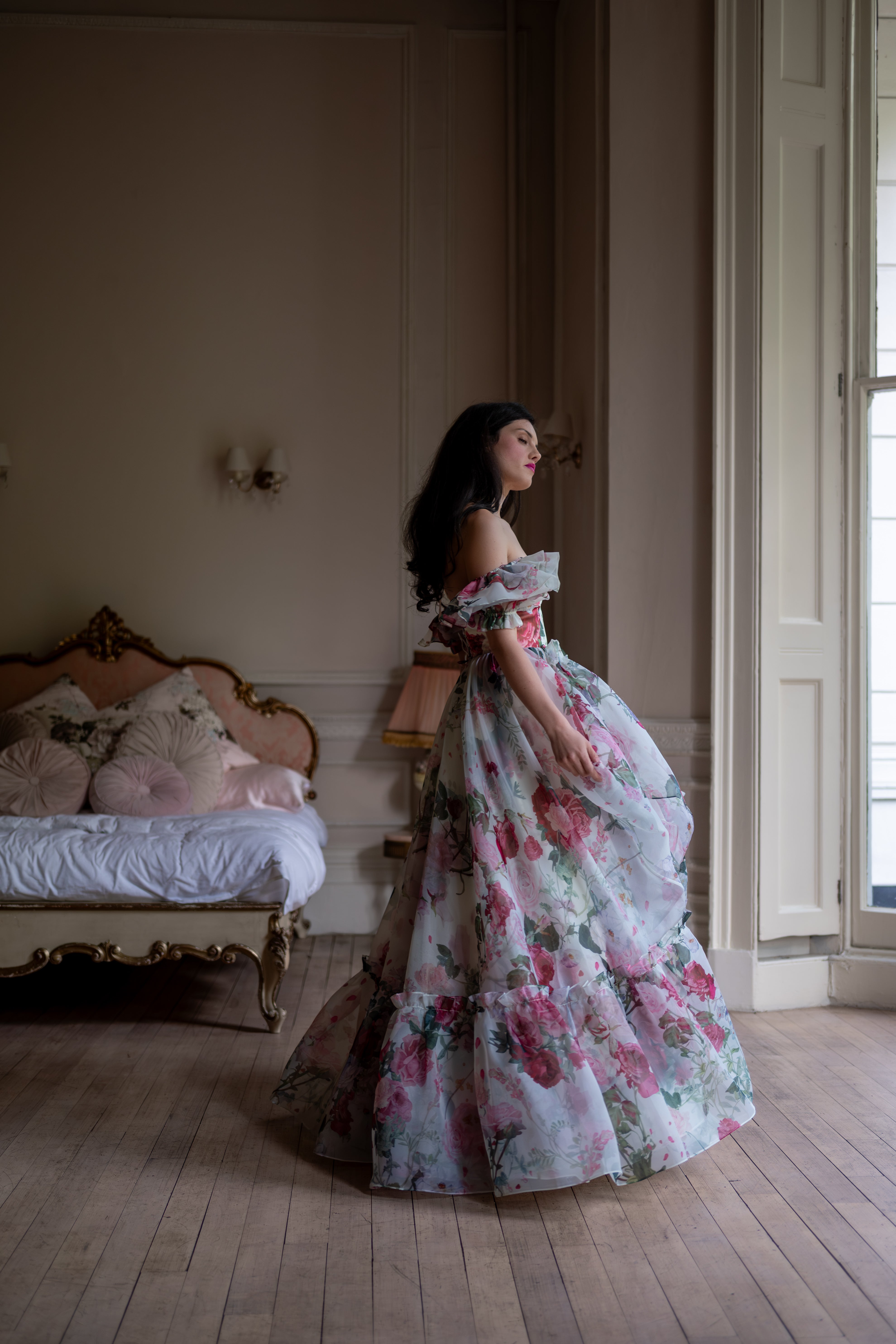 Petal Surrender Sorority Gown