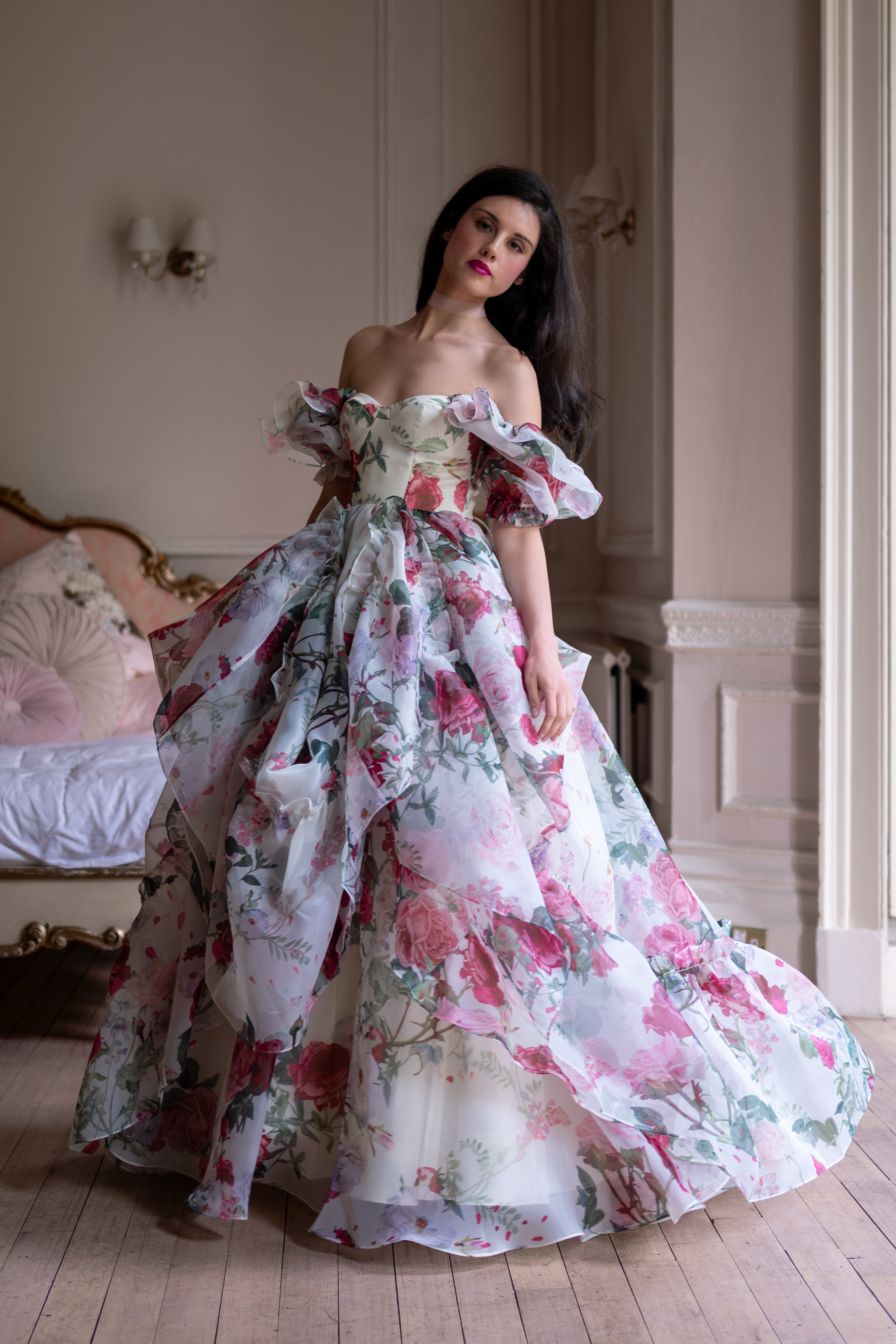 Petal Surrender Sorority Gown
