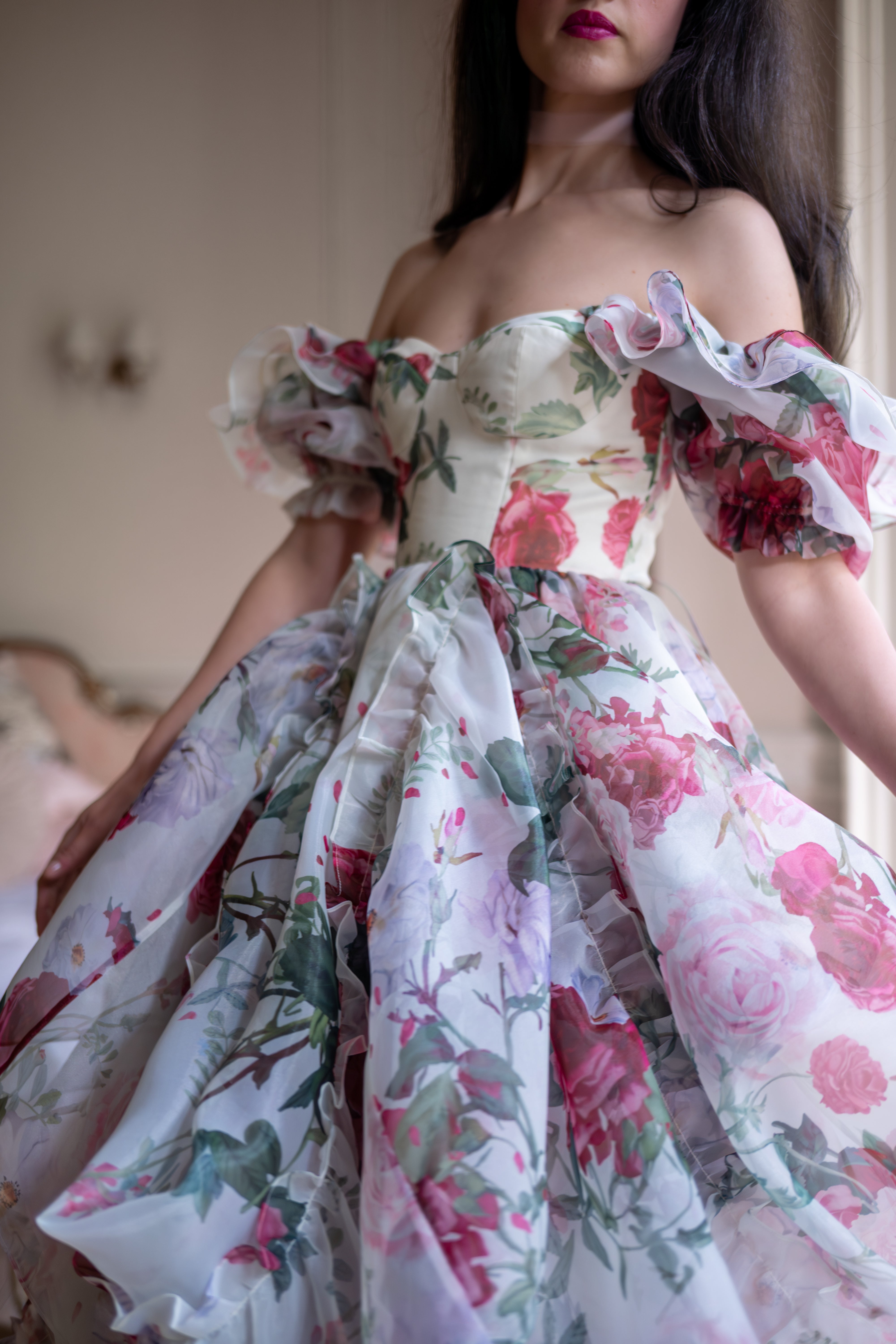 Petal Surrender Sorority Gown