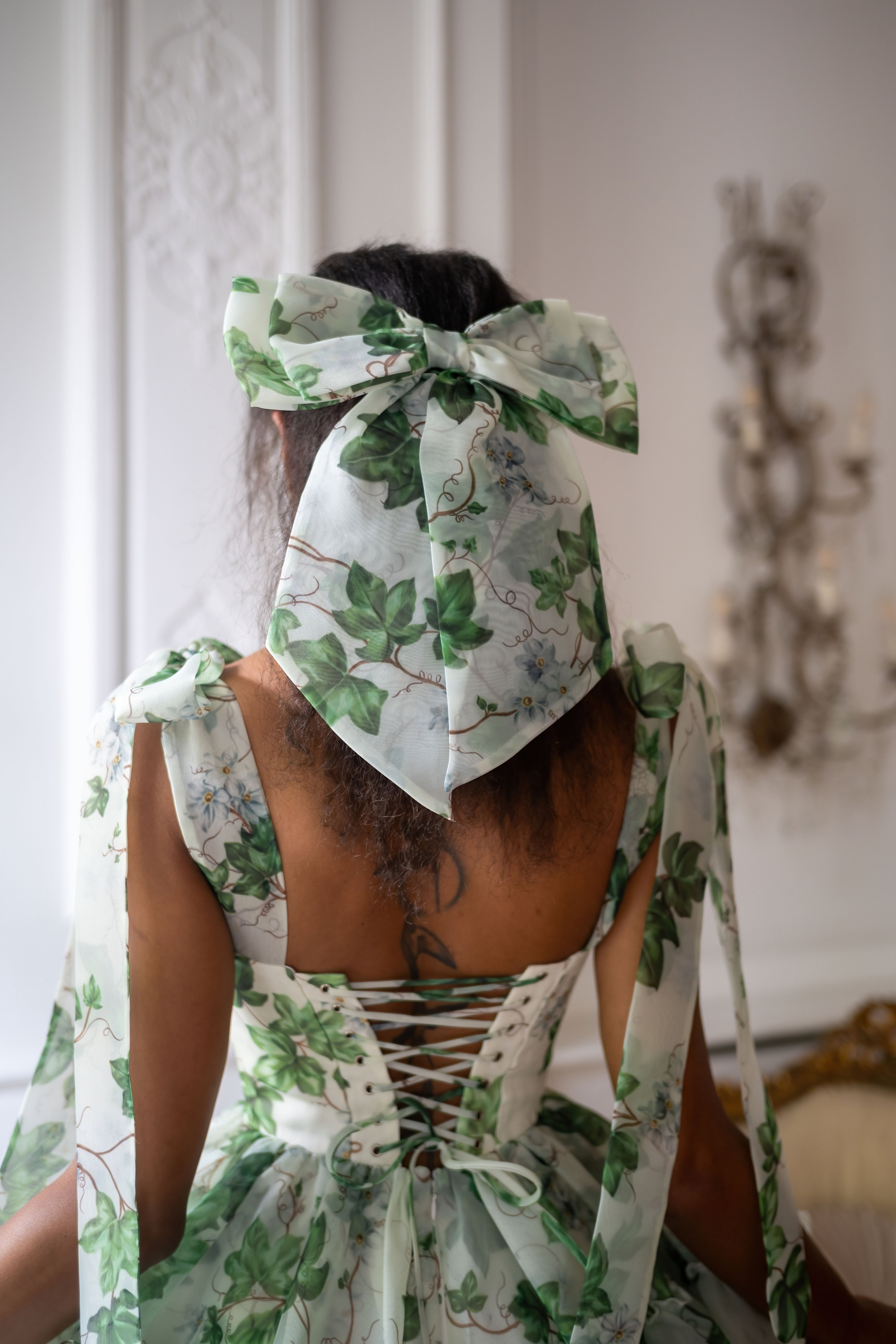 Poison Ivy Winged Hairbow