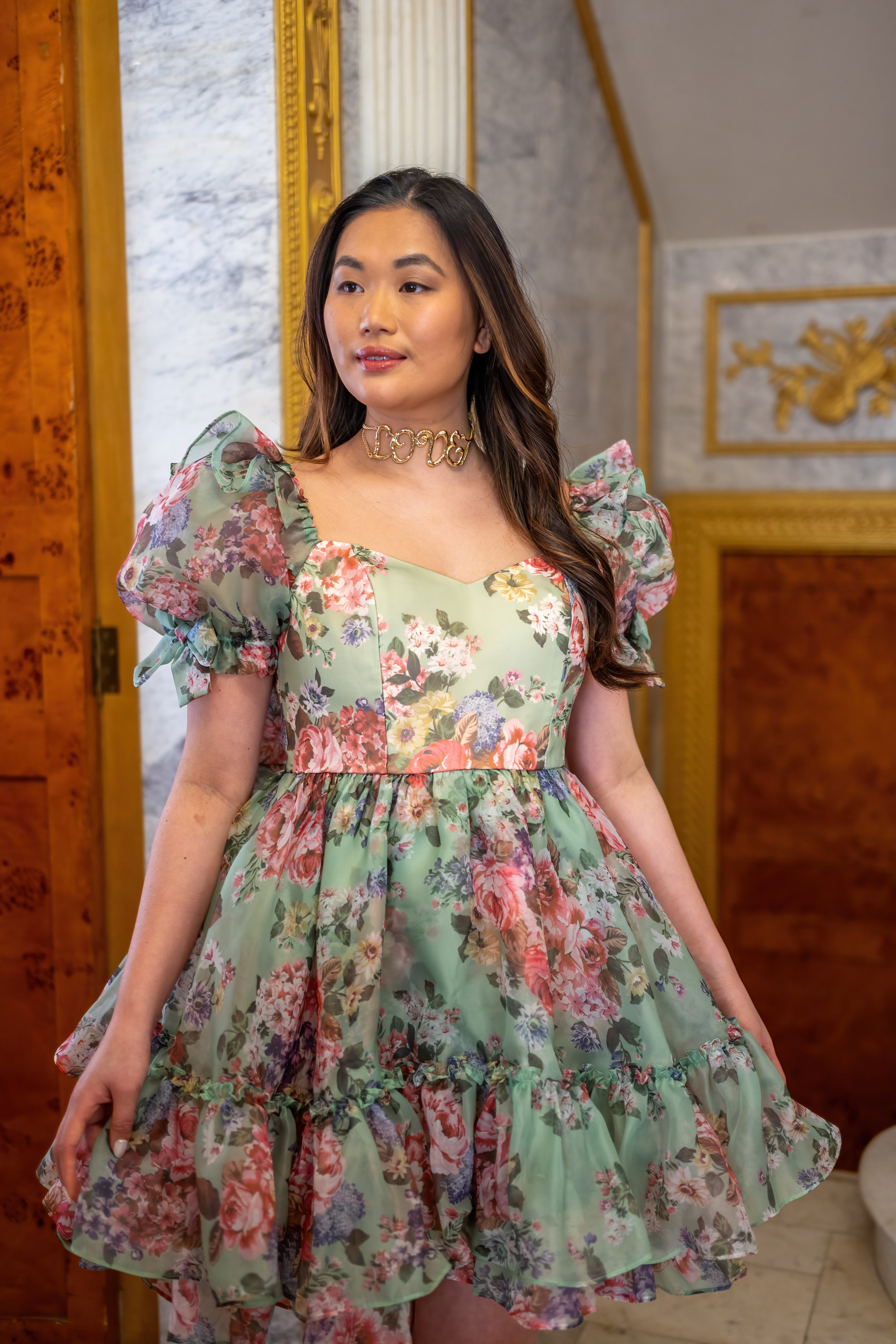 Primavera Flora Balmoral Dress