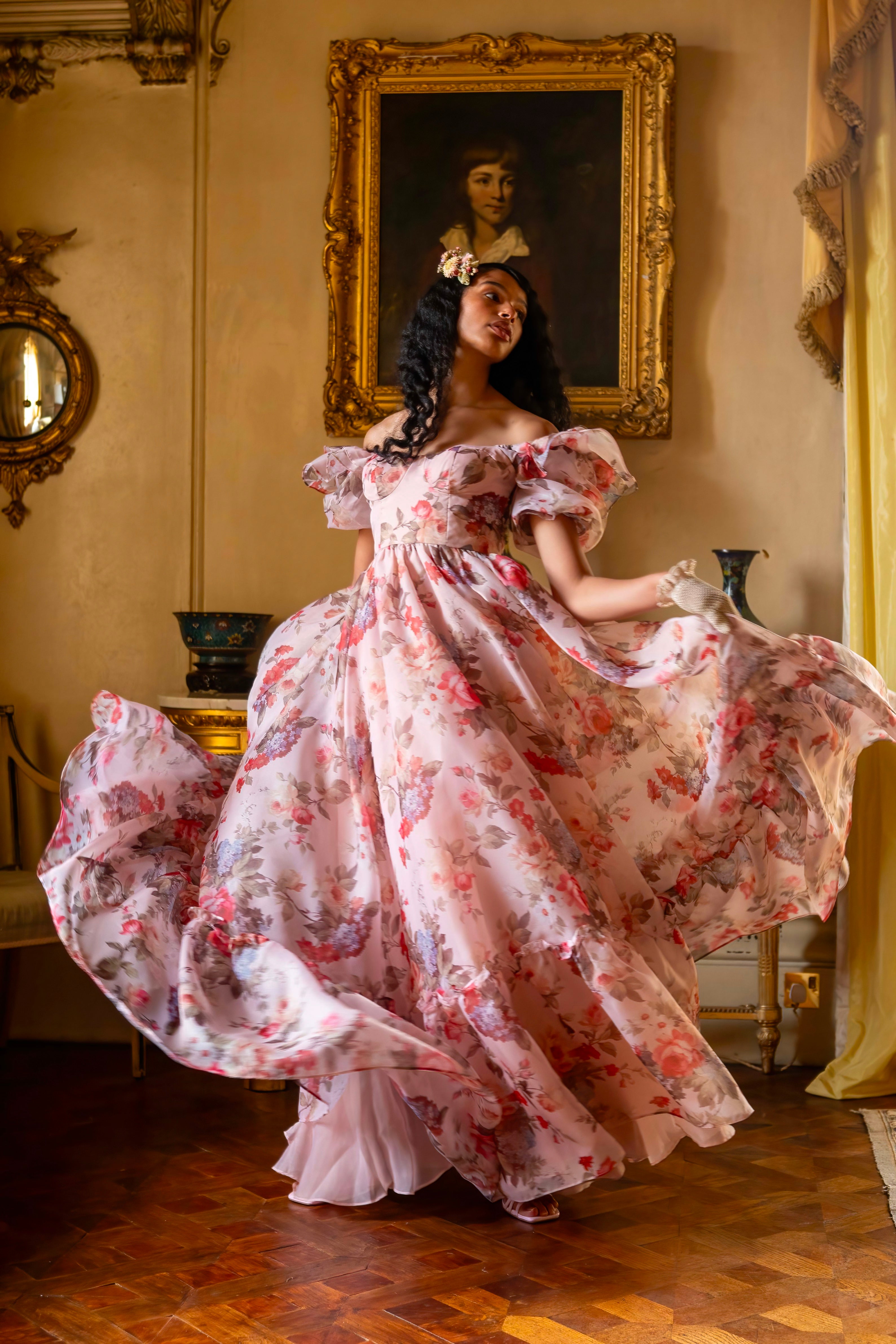 Rambling Rose Sorority Gown