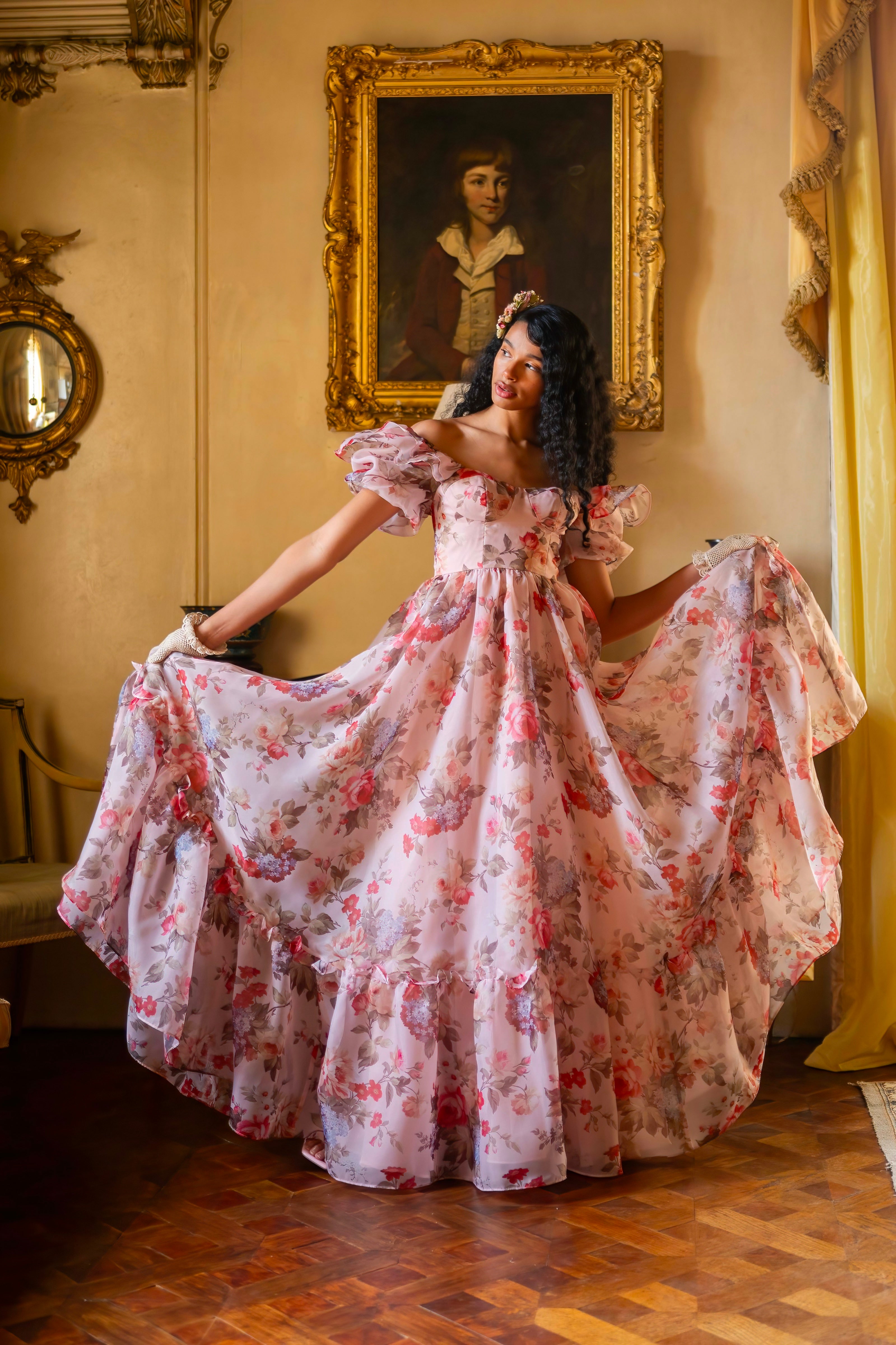 Rambling Rose Sorority Gown