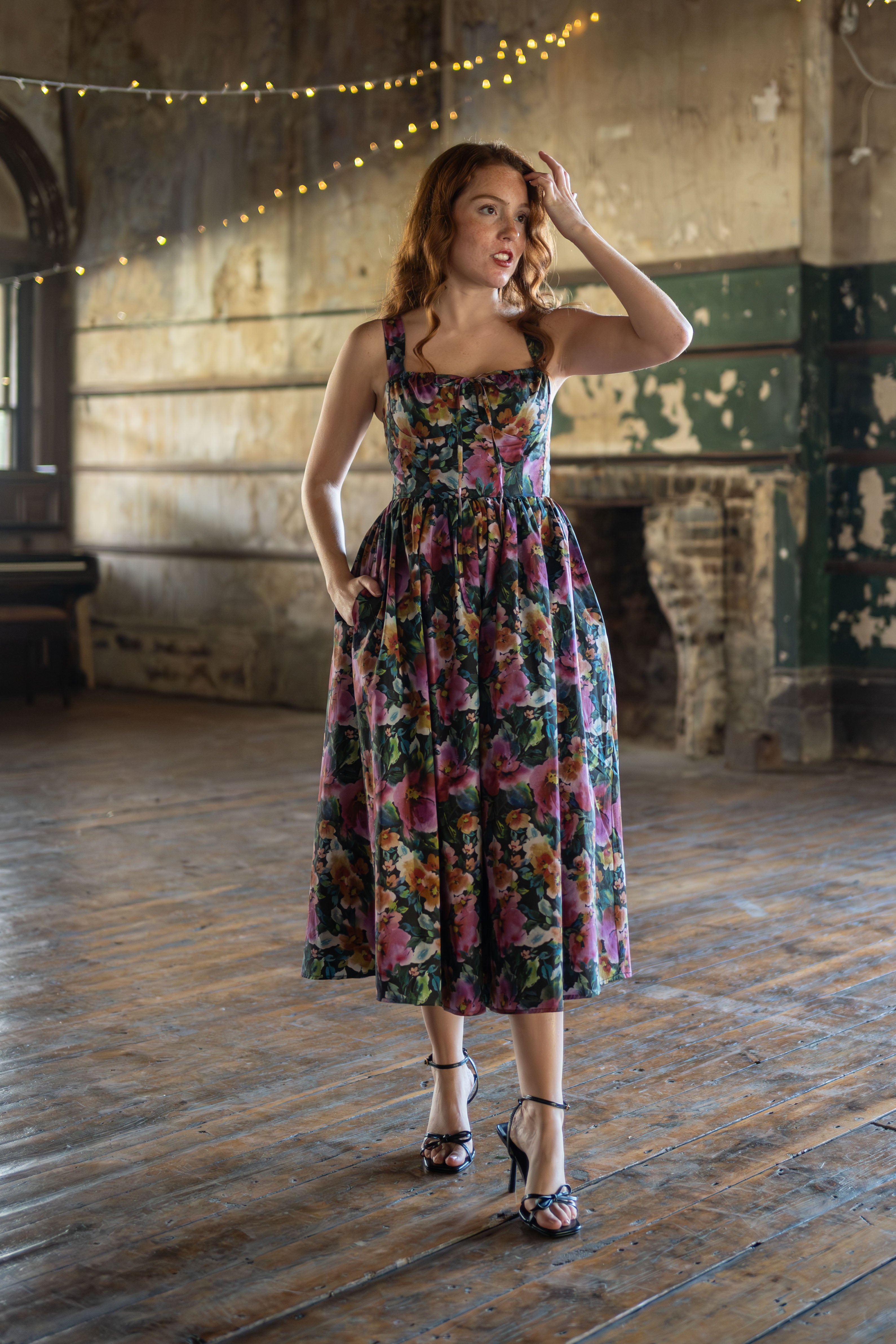 Sable Thorns Linden Dress