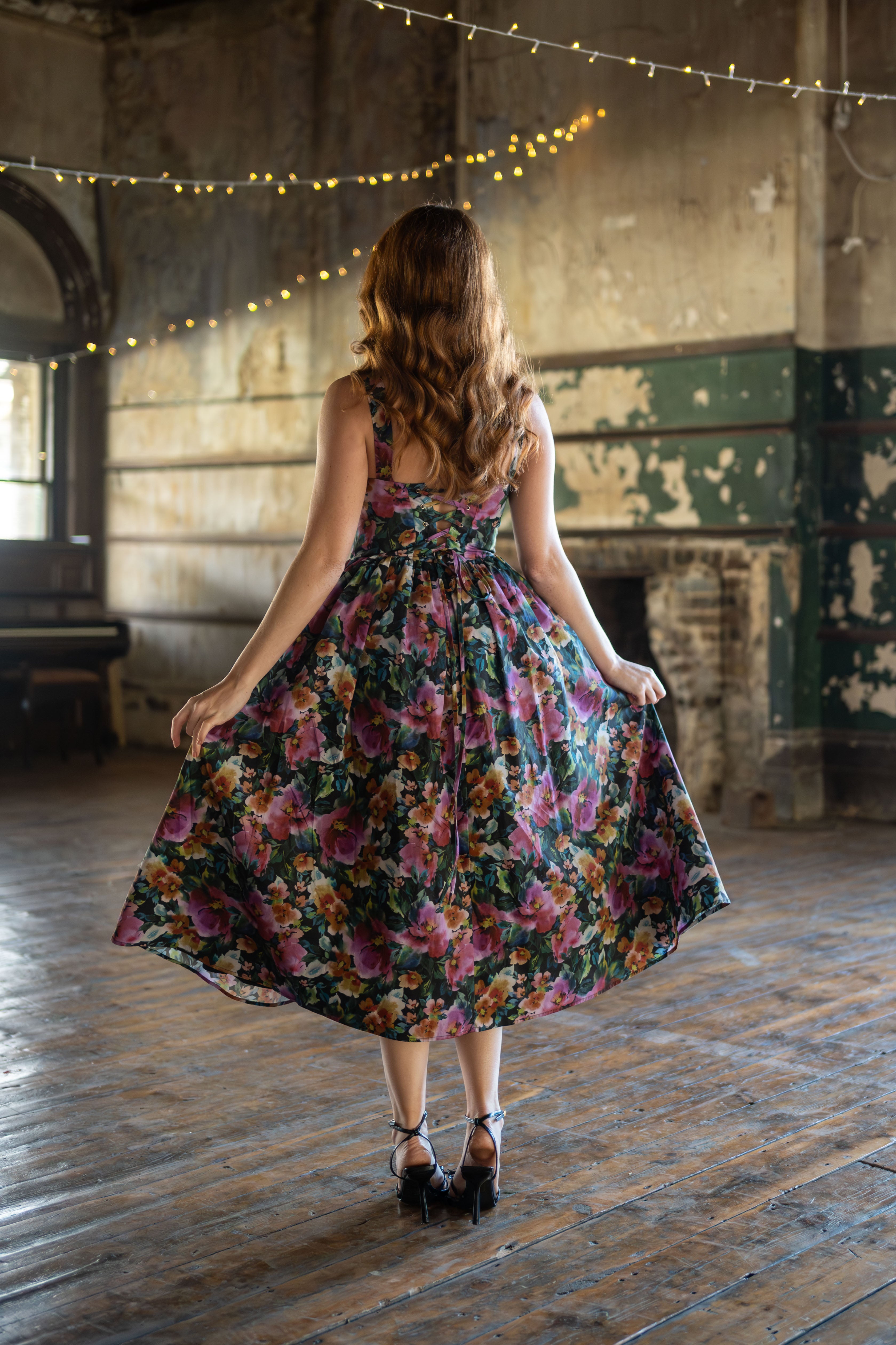 Sable Thorns Linden Dress