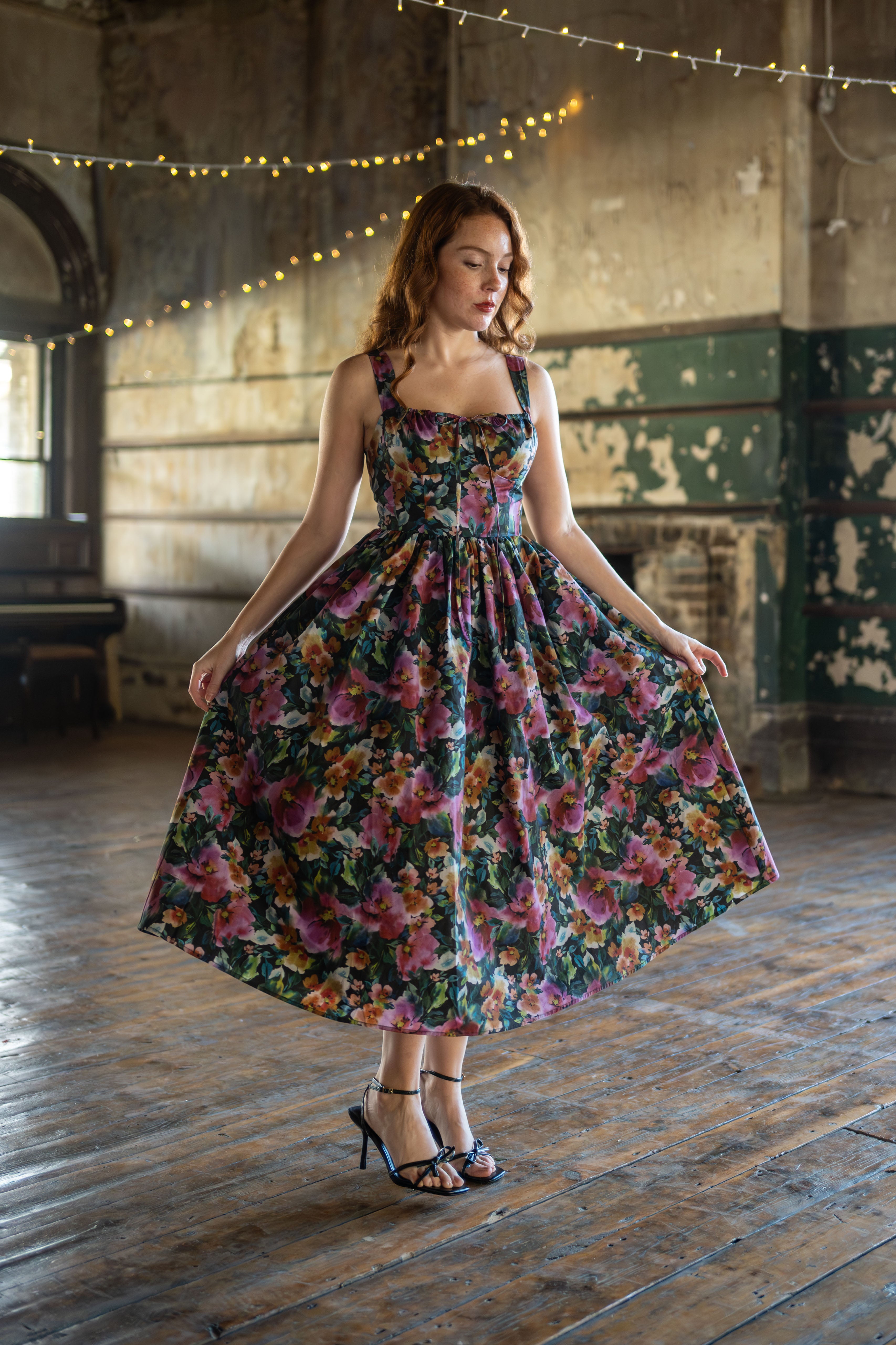 Sable Thorns Linden Dress