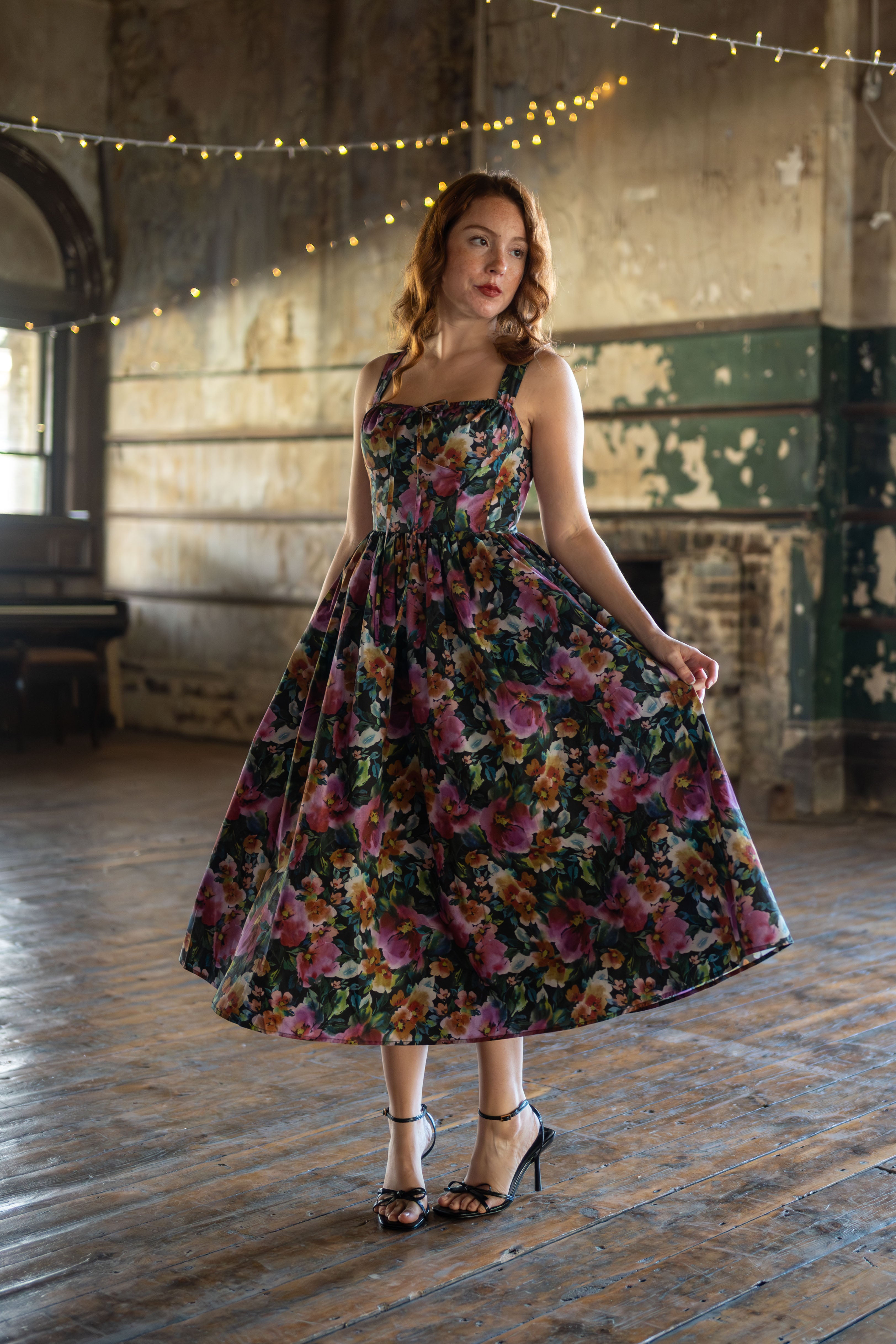 Sable Thorns Linden Dress