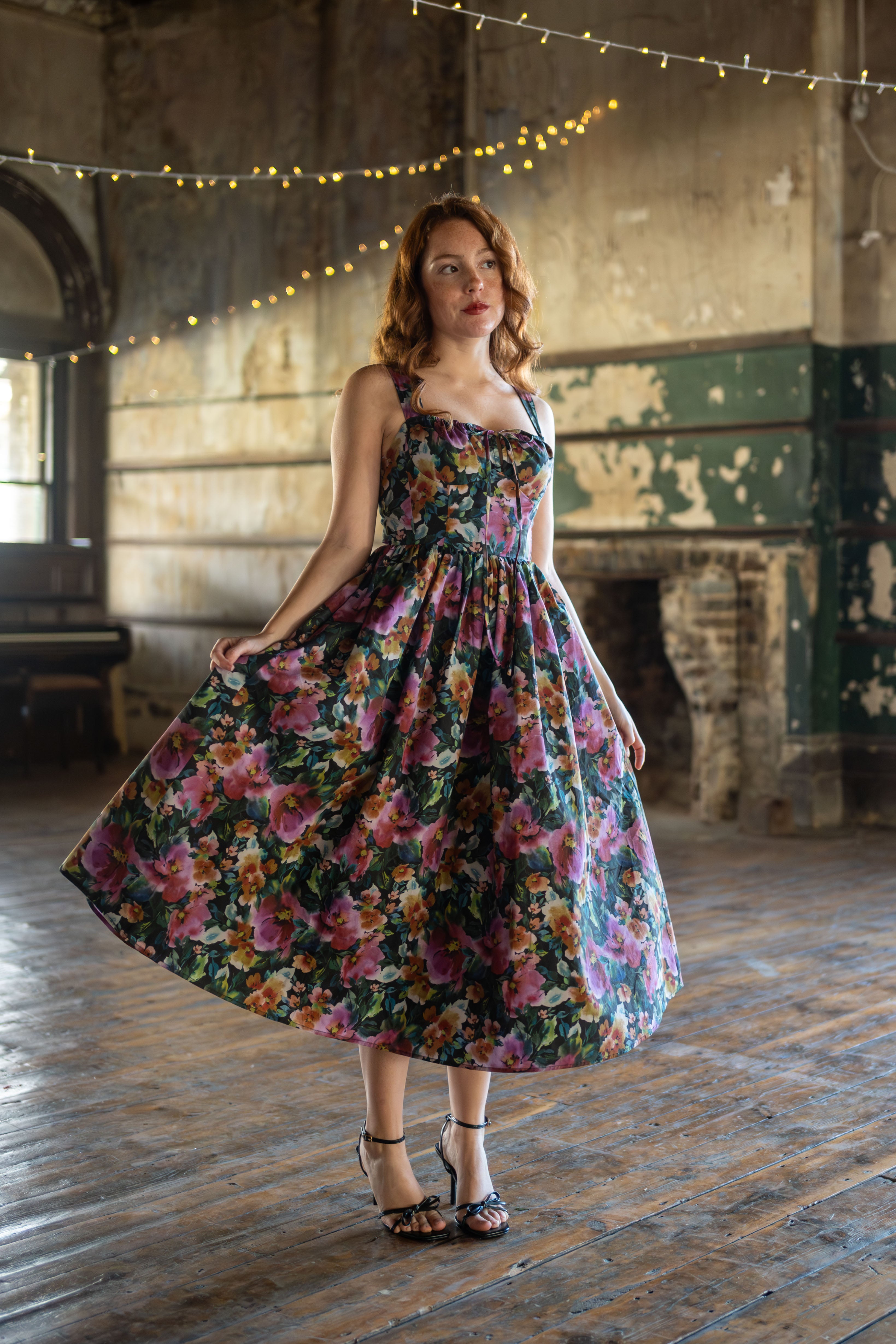 Sable Thorns Linden Dress