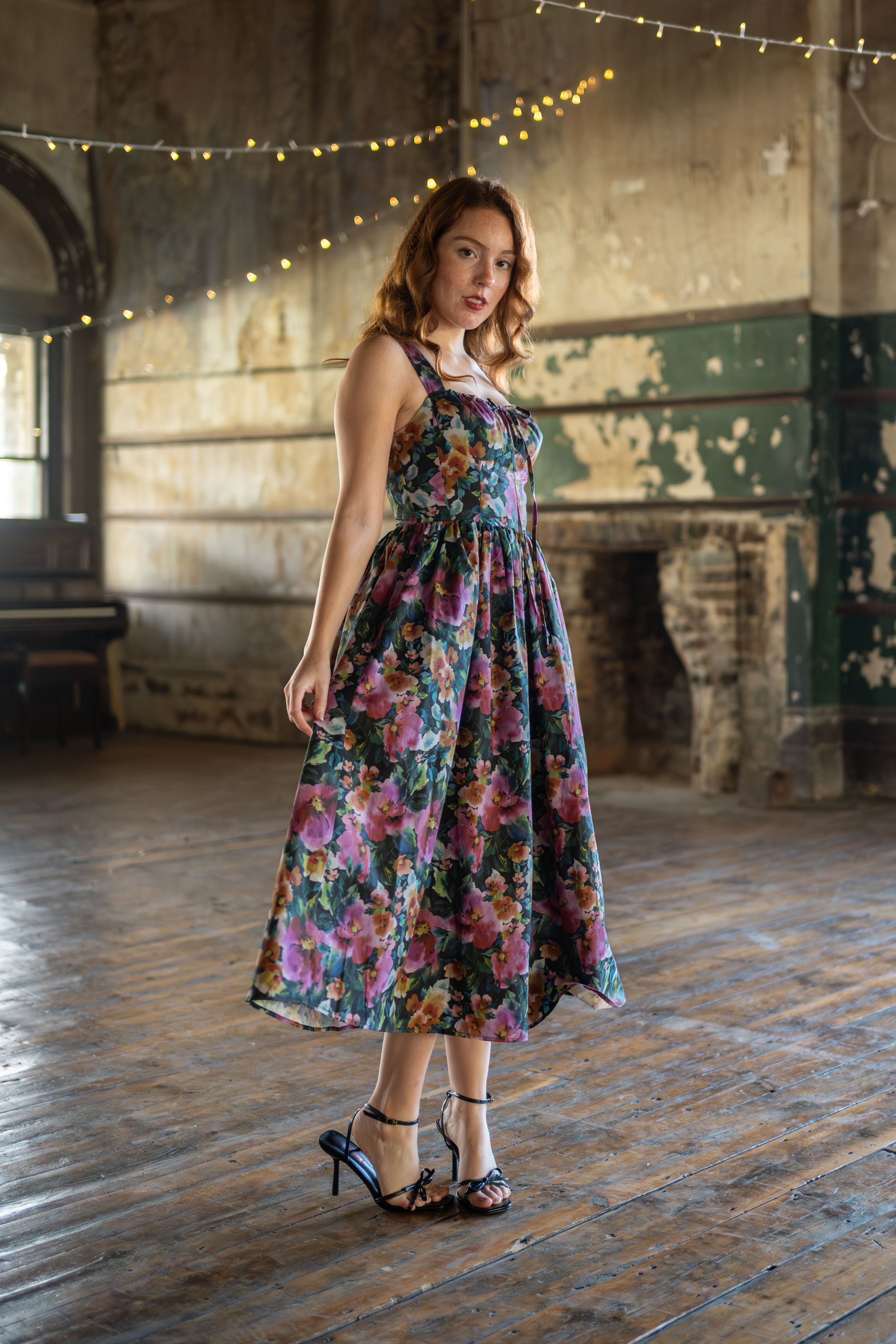 Sable Thorns Linden Dress