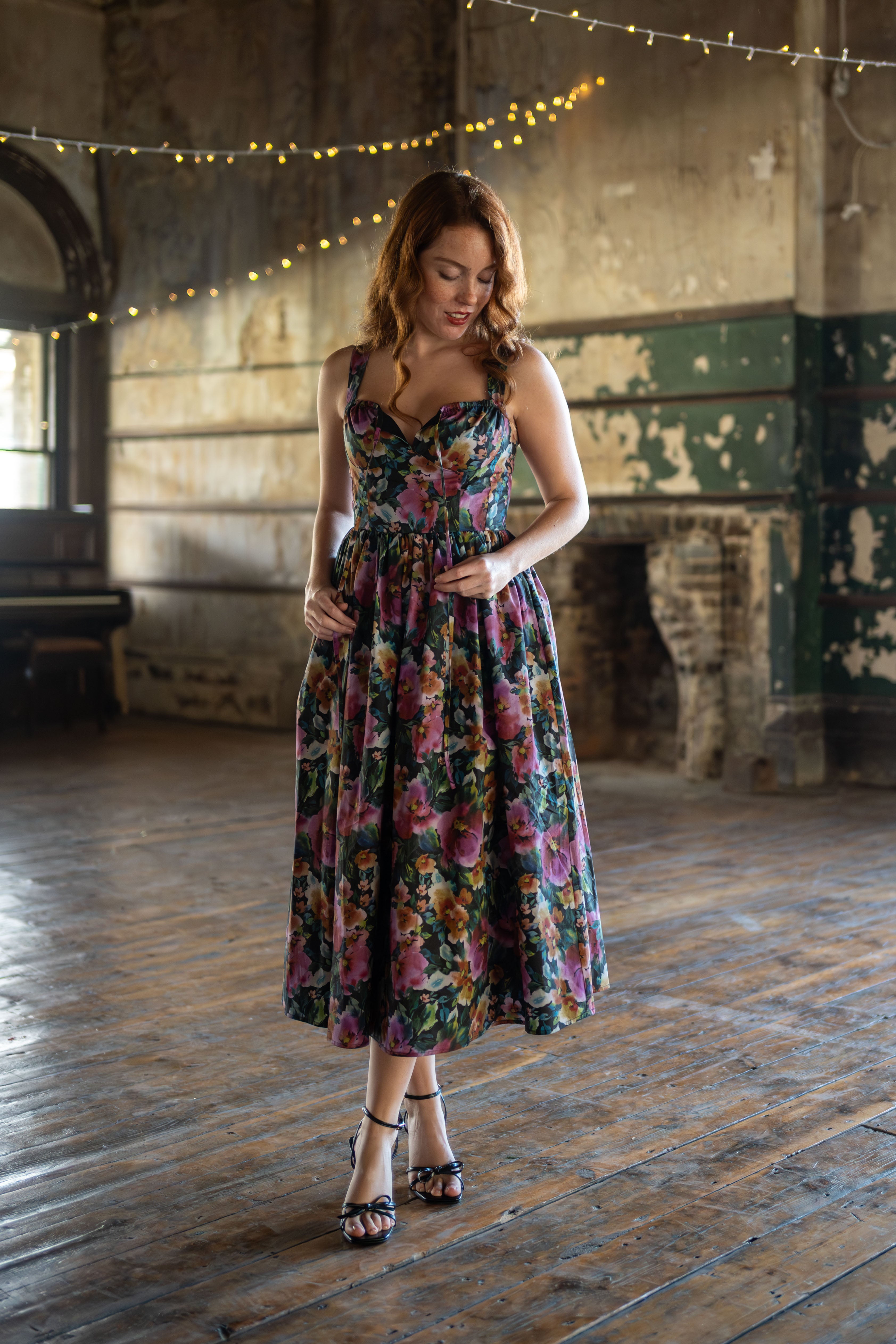 Sable Thorns Linden Dress