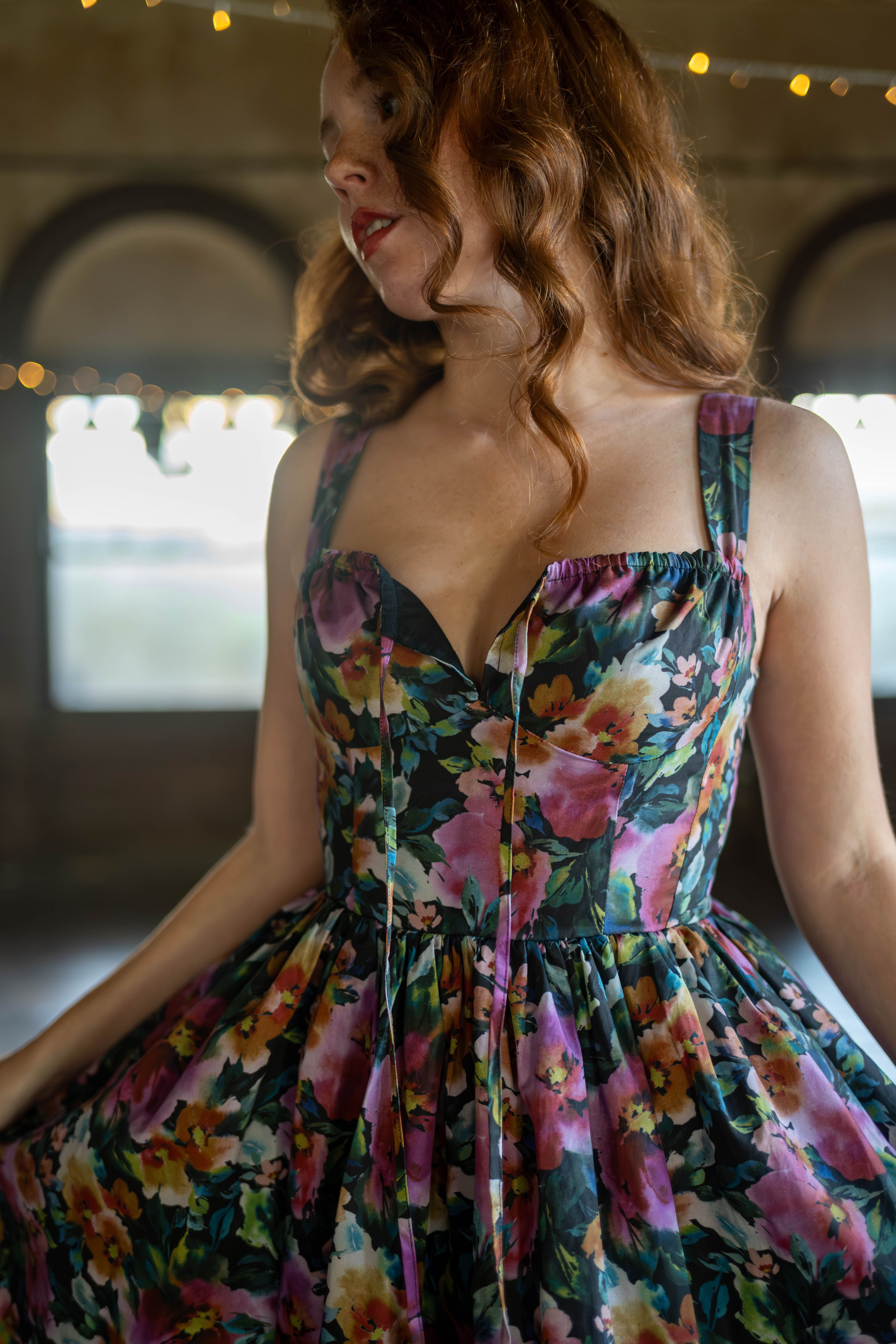 Sable Thorns Linden Dress