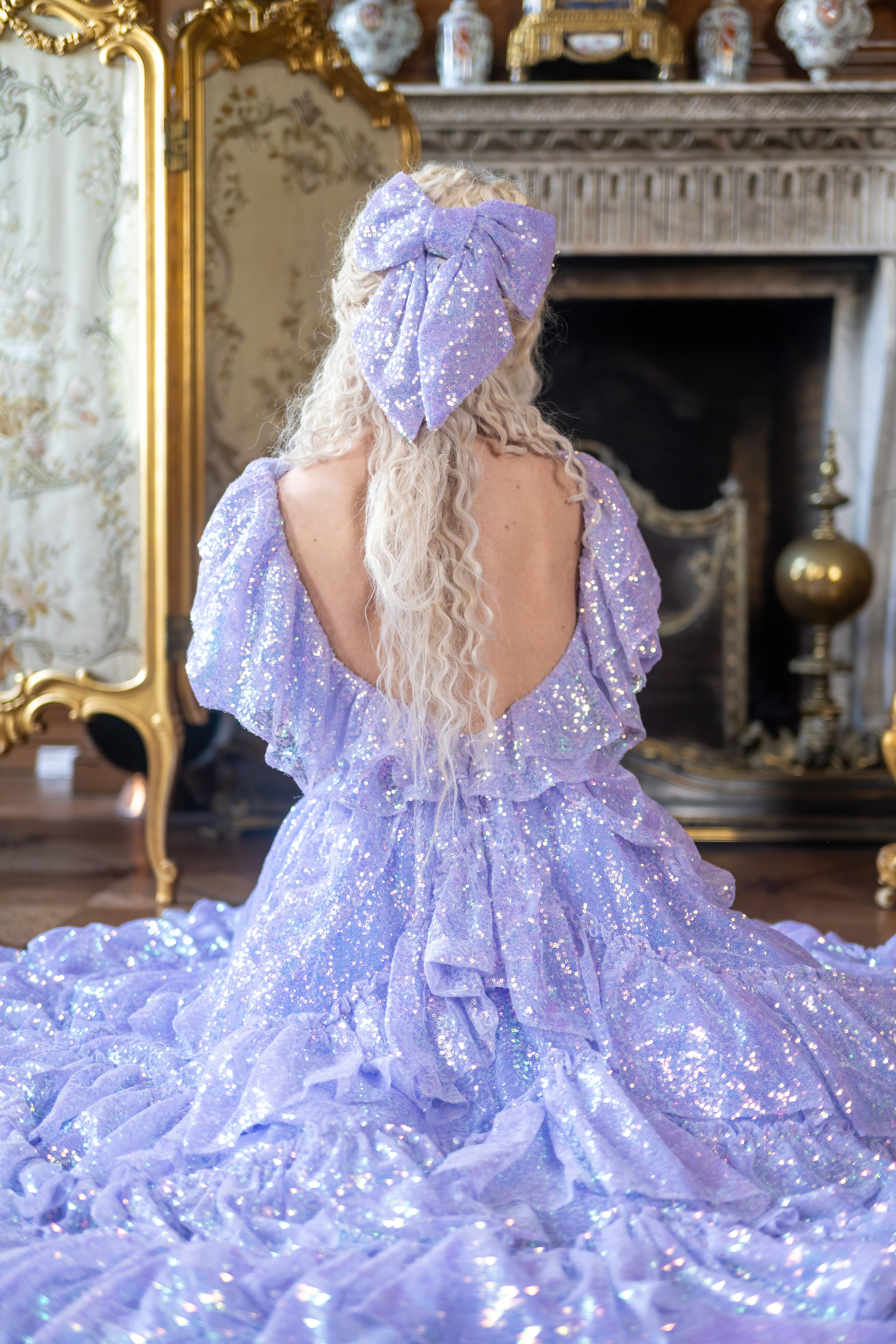 Sugared Almond Countess Bow