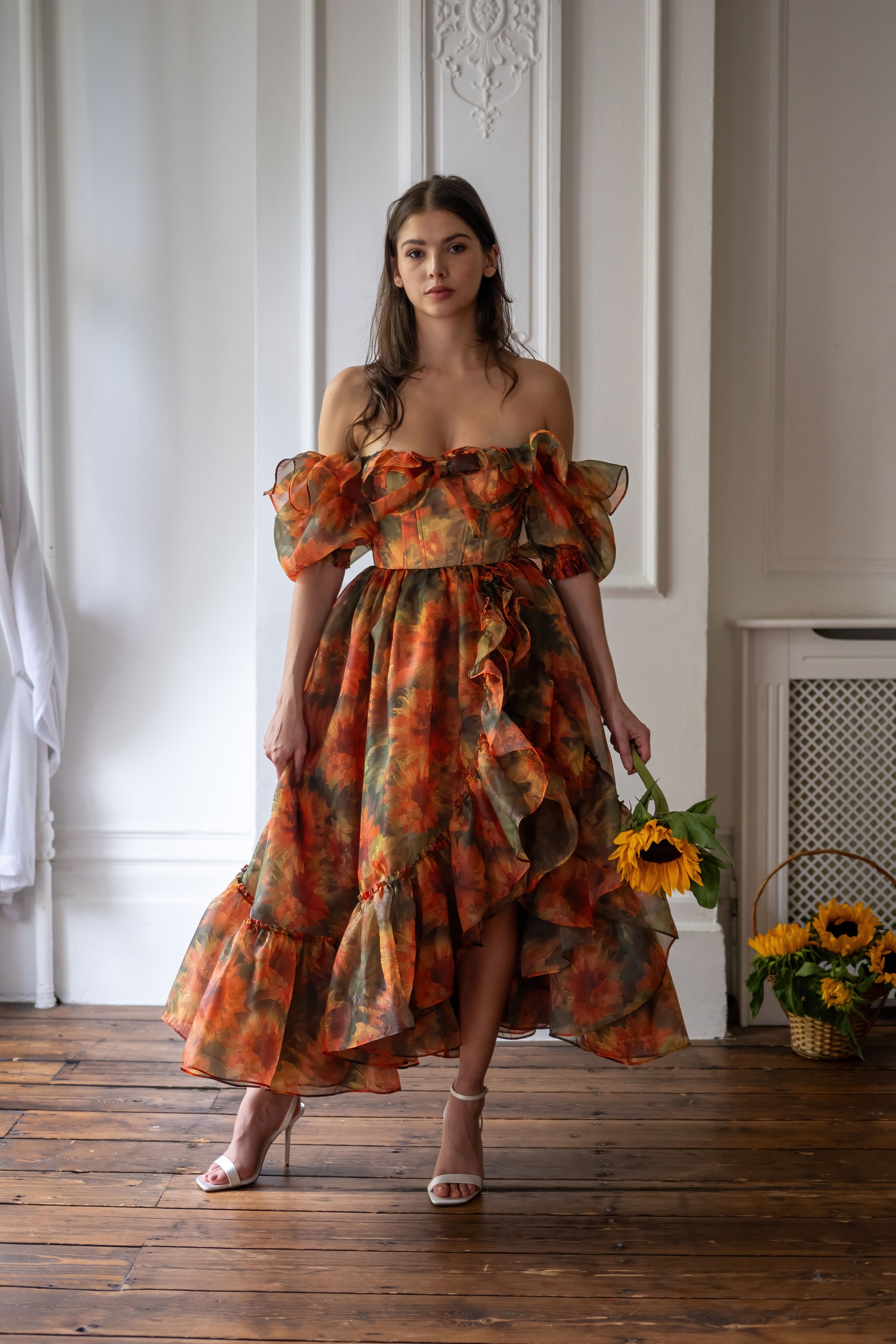 Sunflower Kiss Bluestocking Dress