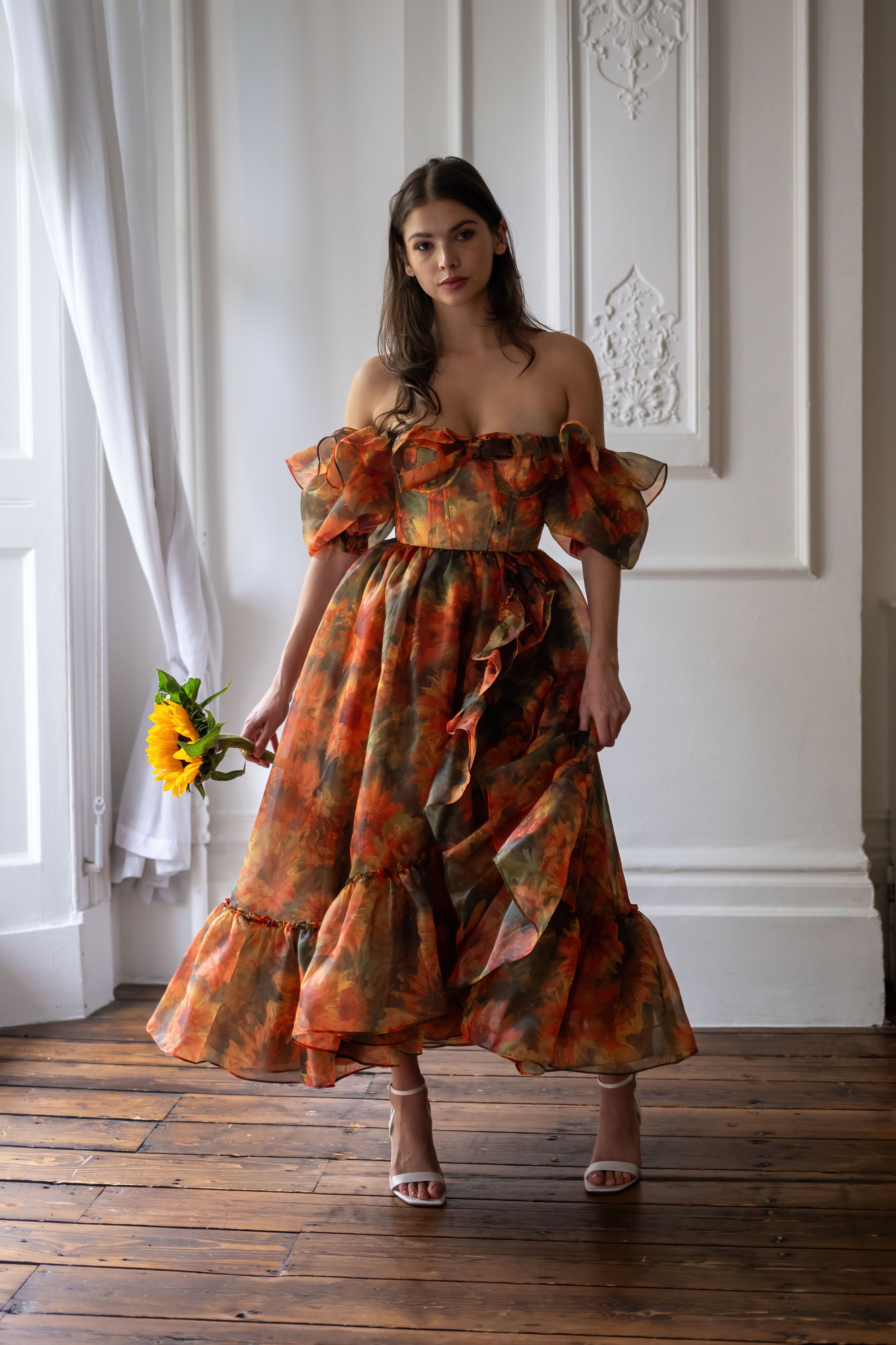 Sunflower Kiss Bluestocking Dress