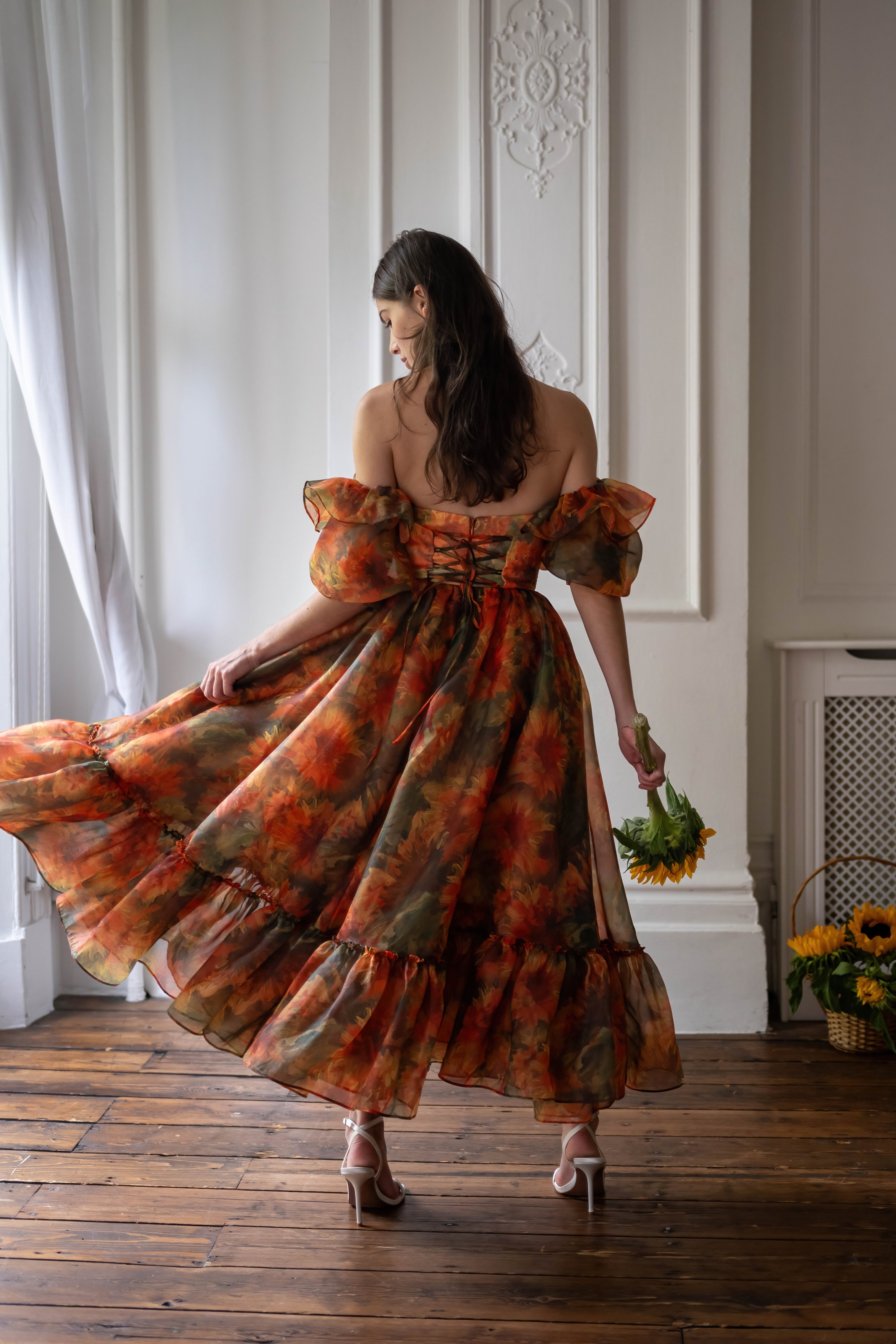 Sunflower Kiss Bluestocking Dress