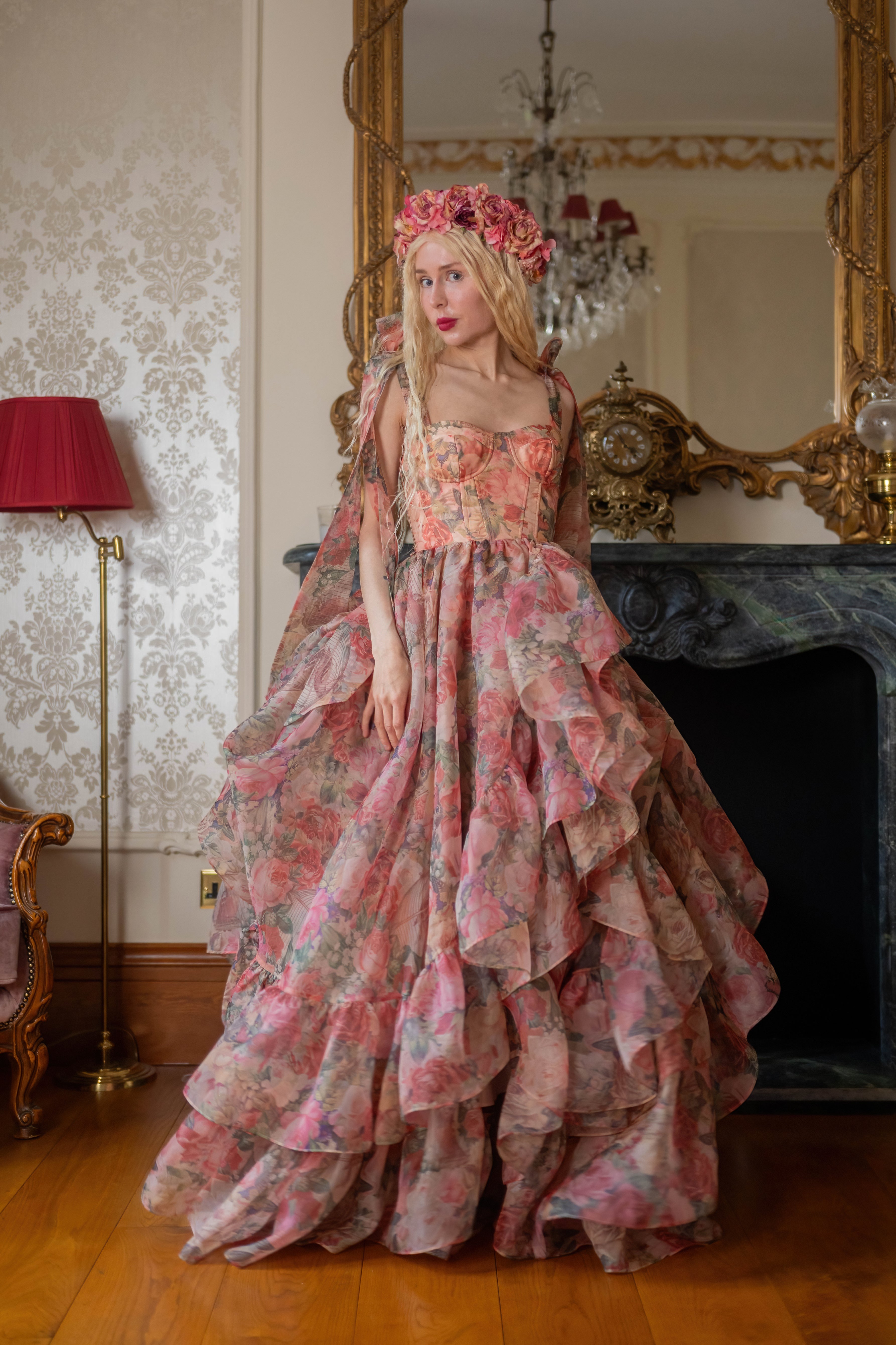 Garden of Eden Empress Train Gown