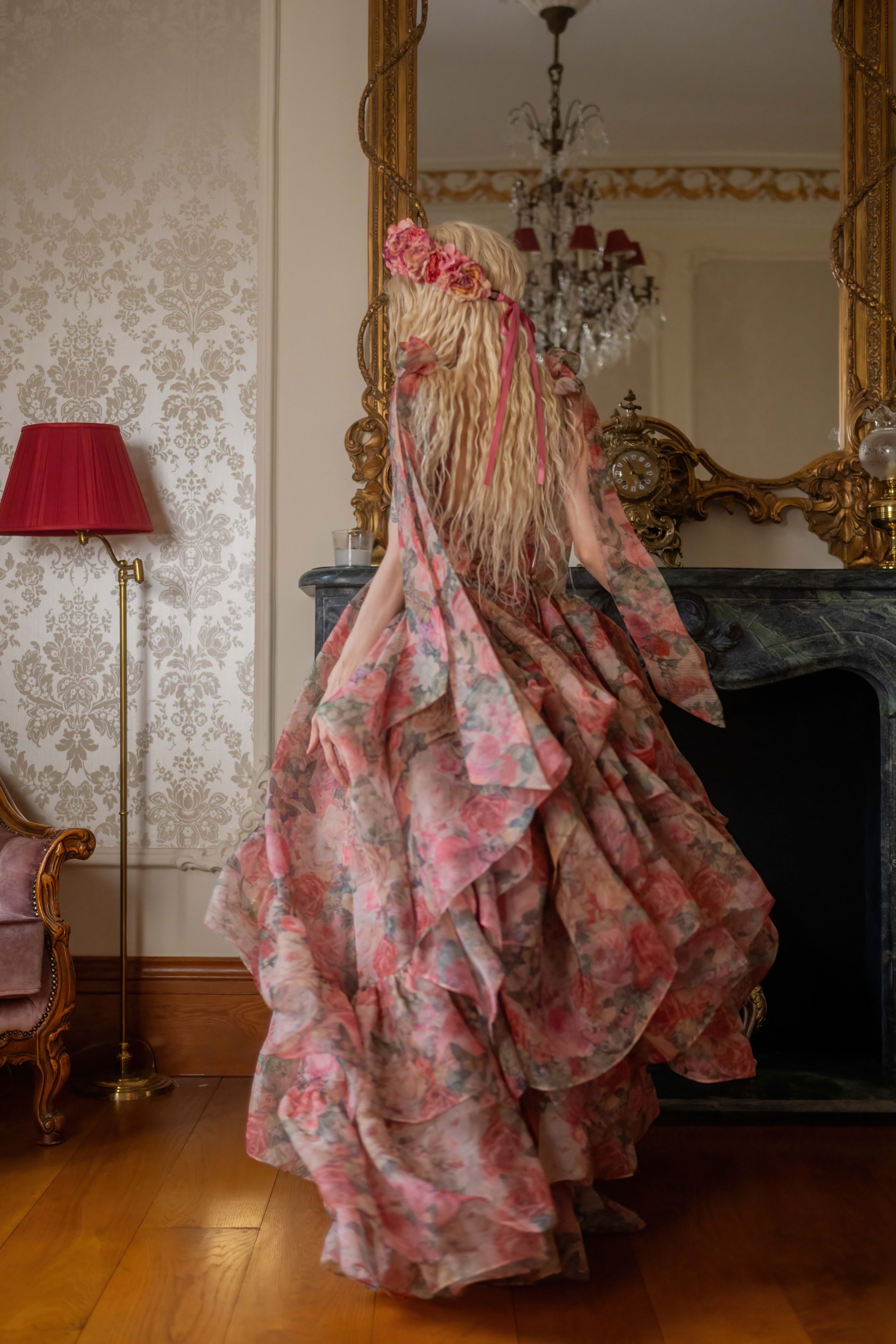 Garden of Eden Empress Train Gown