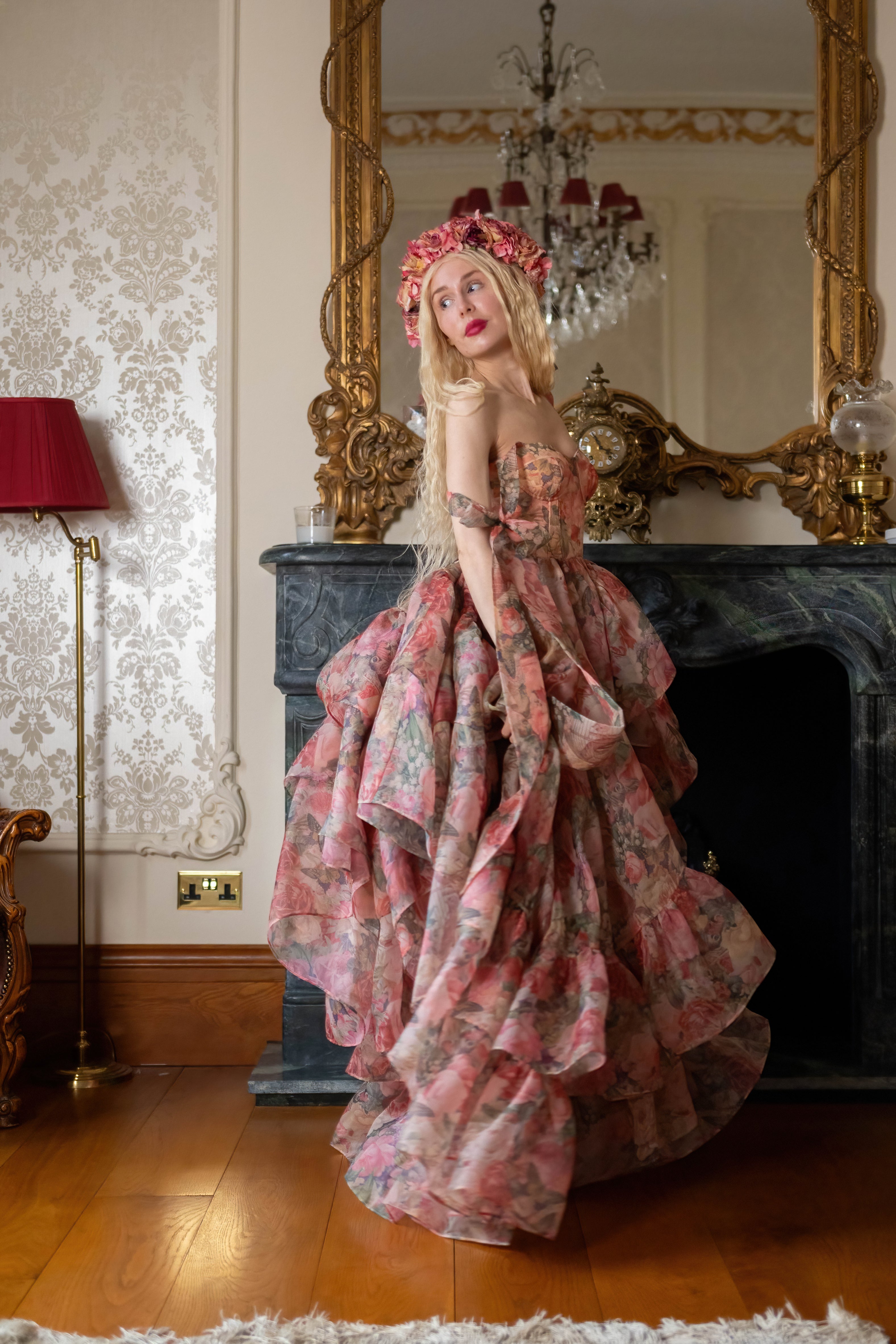 Garden of Eden Empress Train Gown