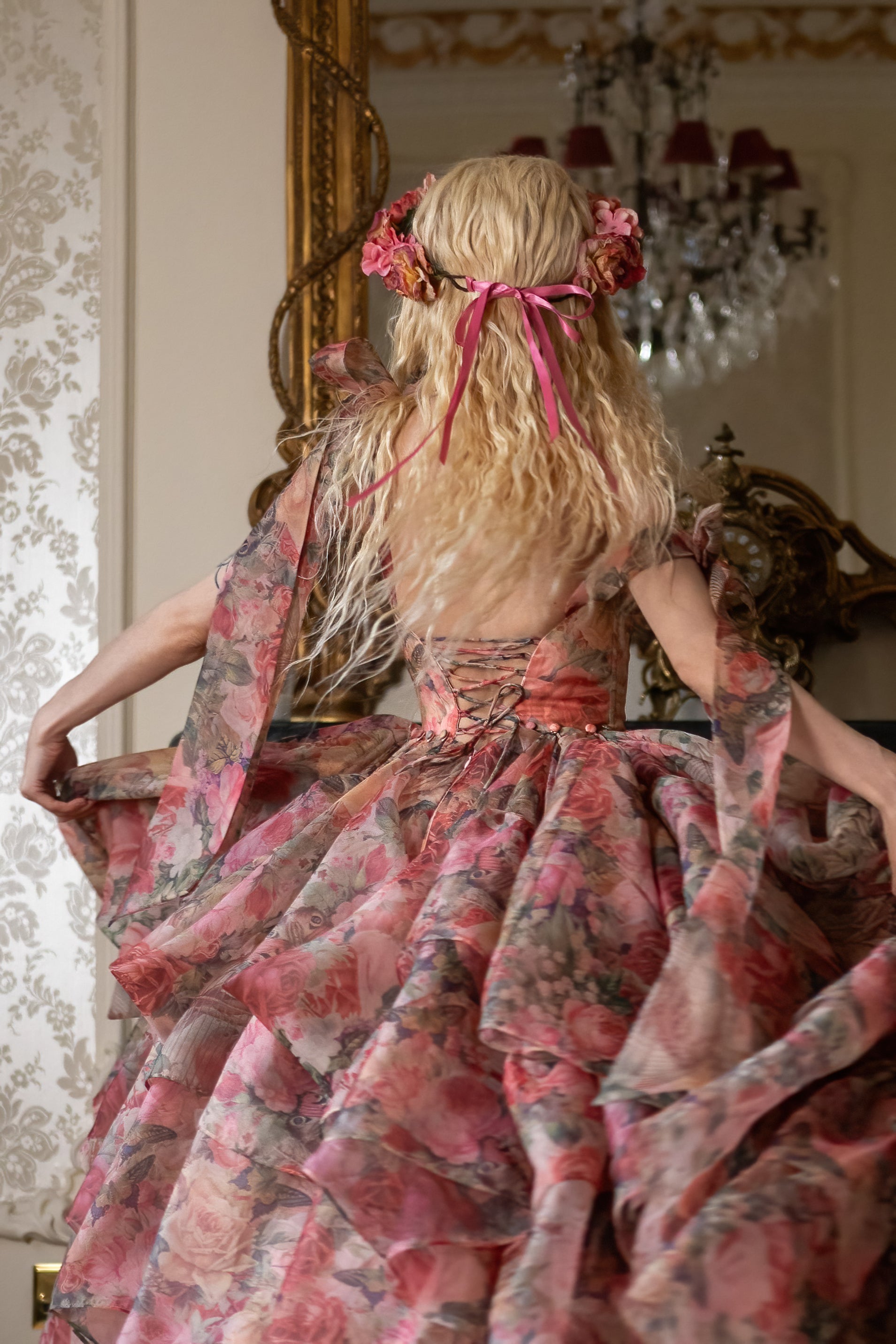 Garden of Eden Empress Train Gown