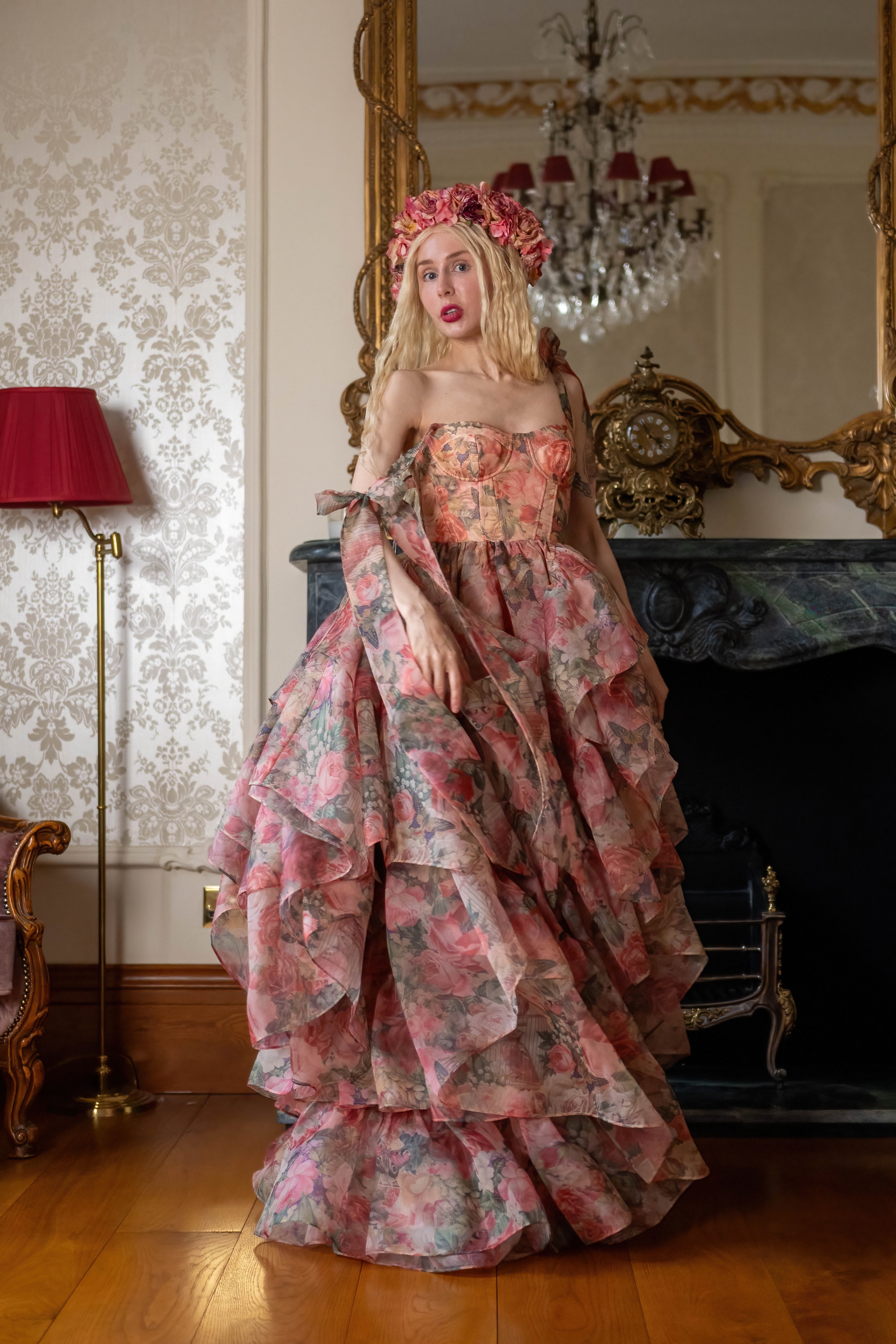 Garden of Eden Empress Train Gown