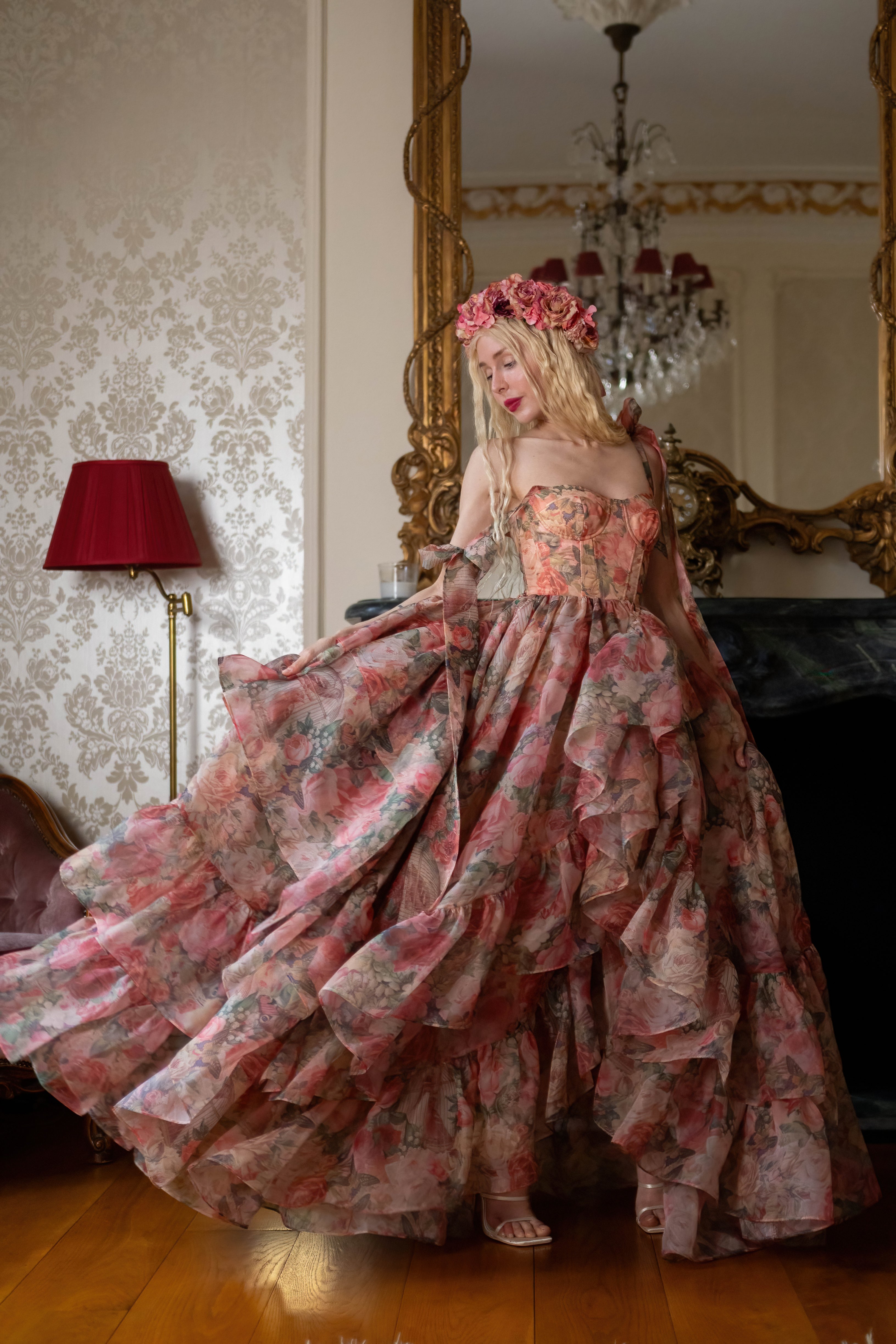 Garden of Eden Empress Train Gown
